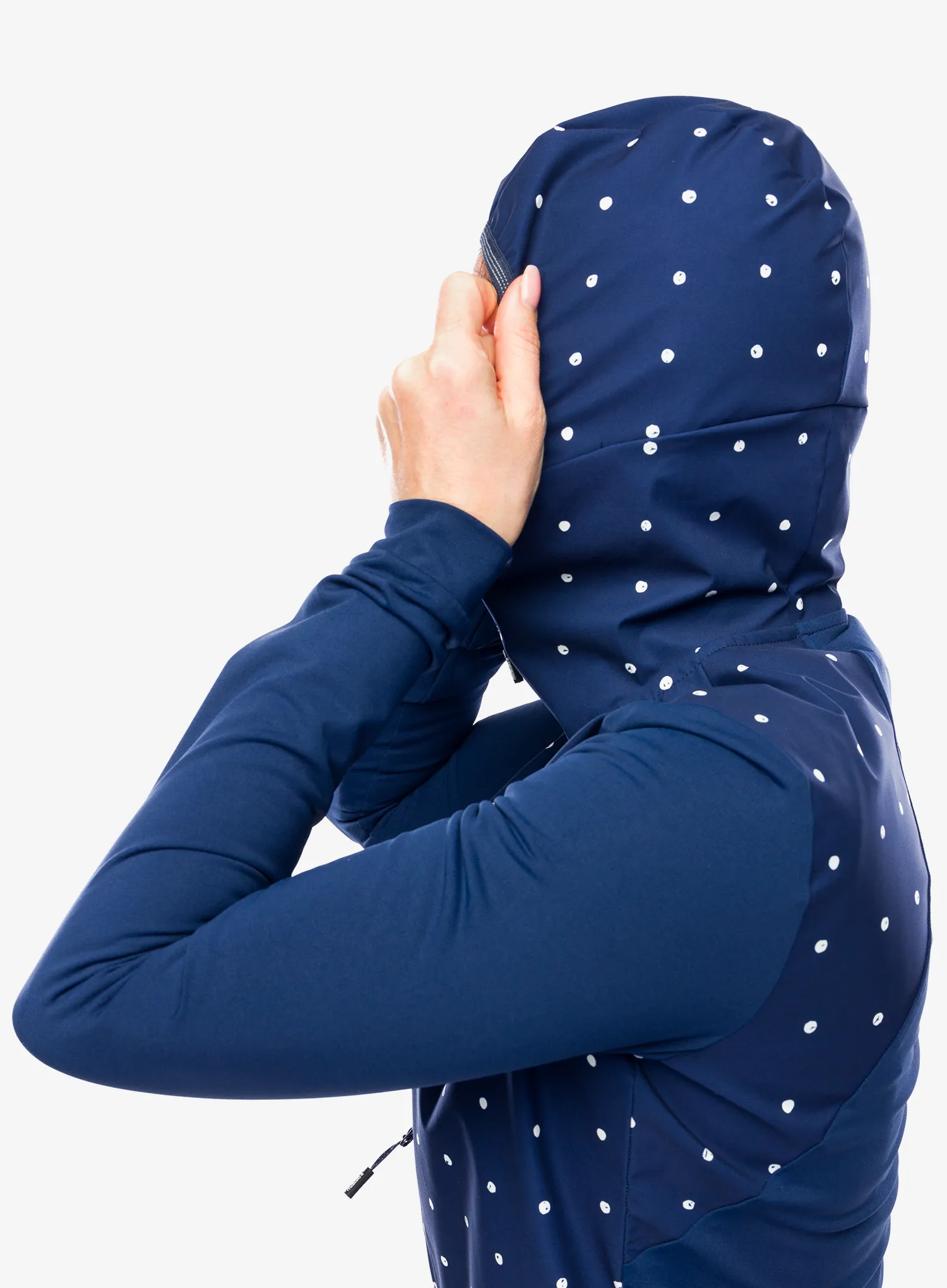 Куртка гібридна жіноча Maloja Sennes Printed - night sky bubbledots