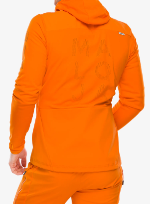 Куртка softshell Maloja Sperber - orange sun
