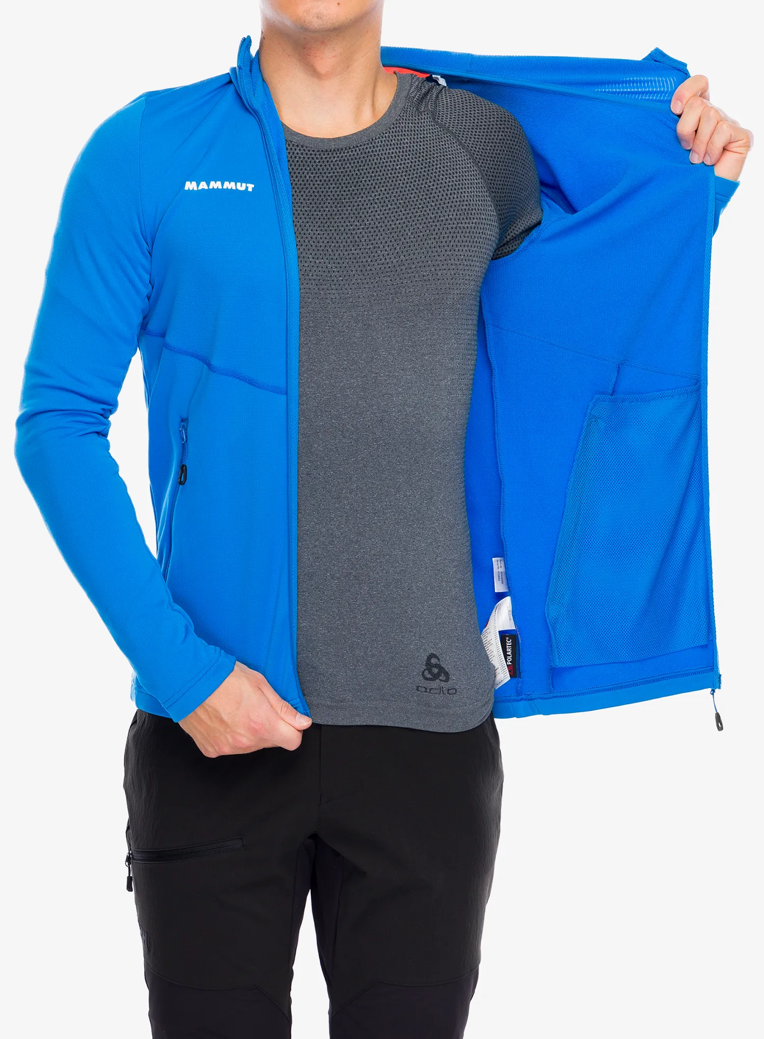 Кофта з каптуром Mammut Aconcagua Light ML Hooded Jacket - glacier blue