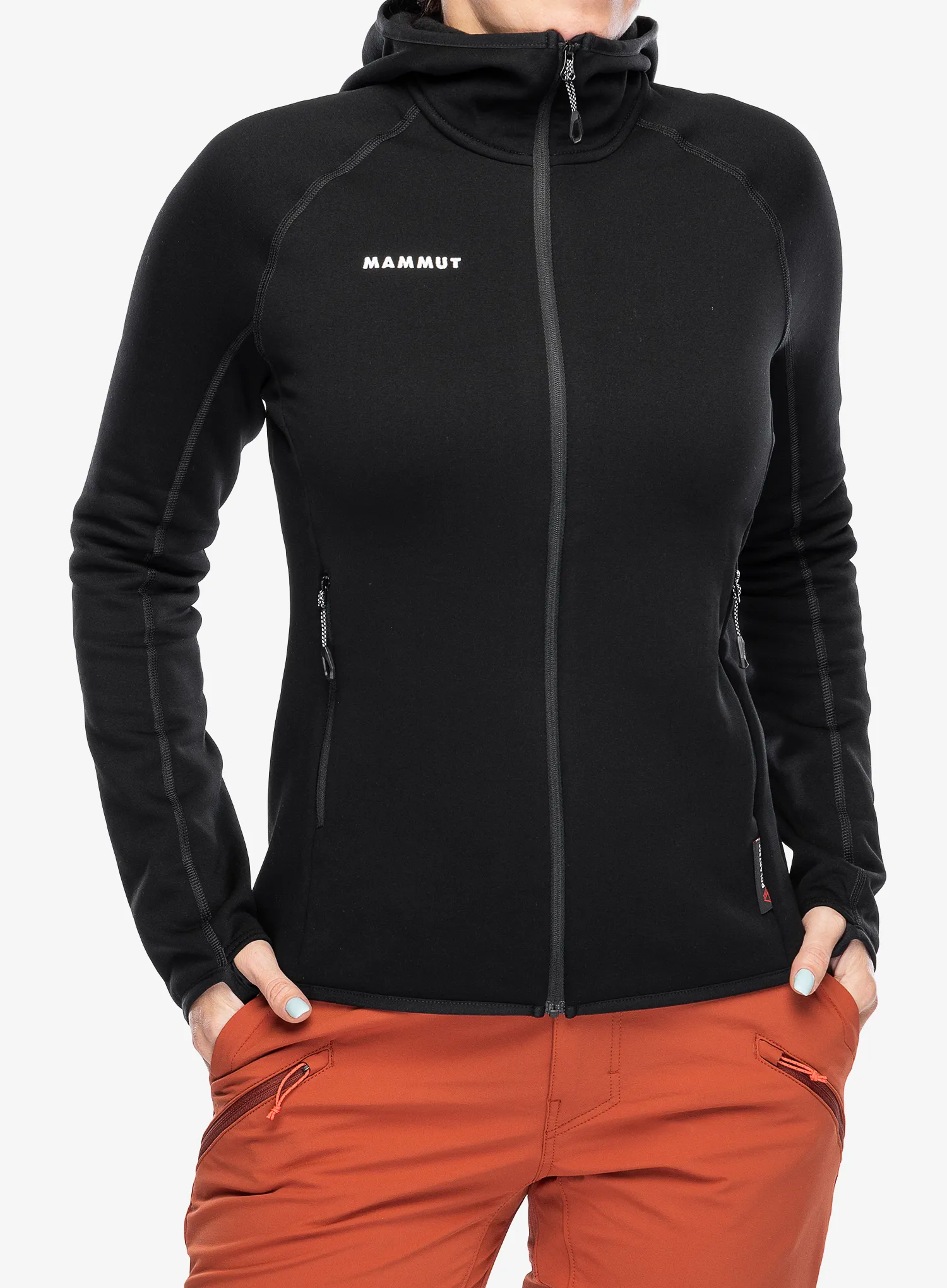 Кофта трекінгова жіноча Mammut Aconcagua ML Hooded Jacket - black
