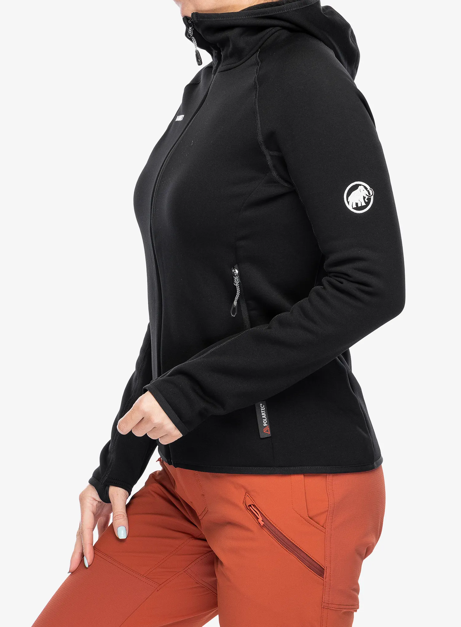 Кофта трекінгова жіноча Mammut Aconcagua ML Hooded Jacket - black