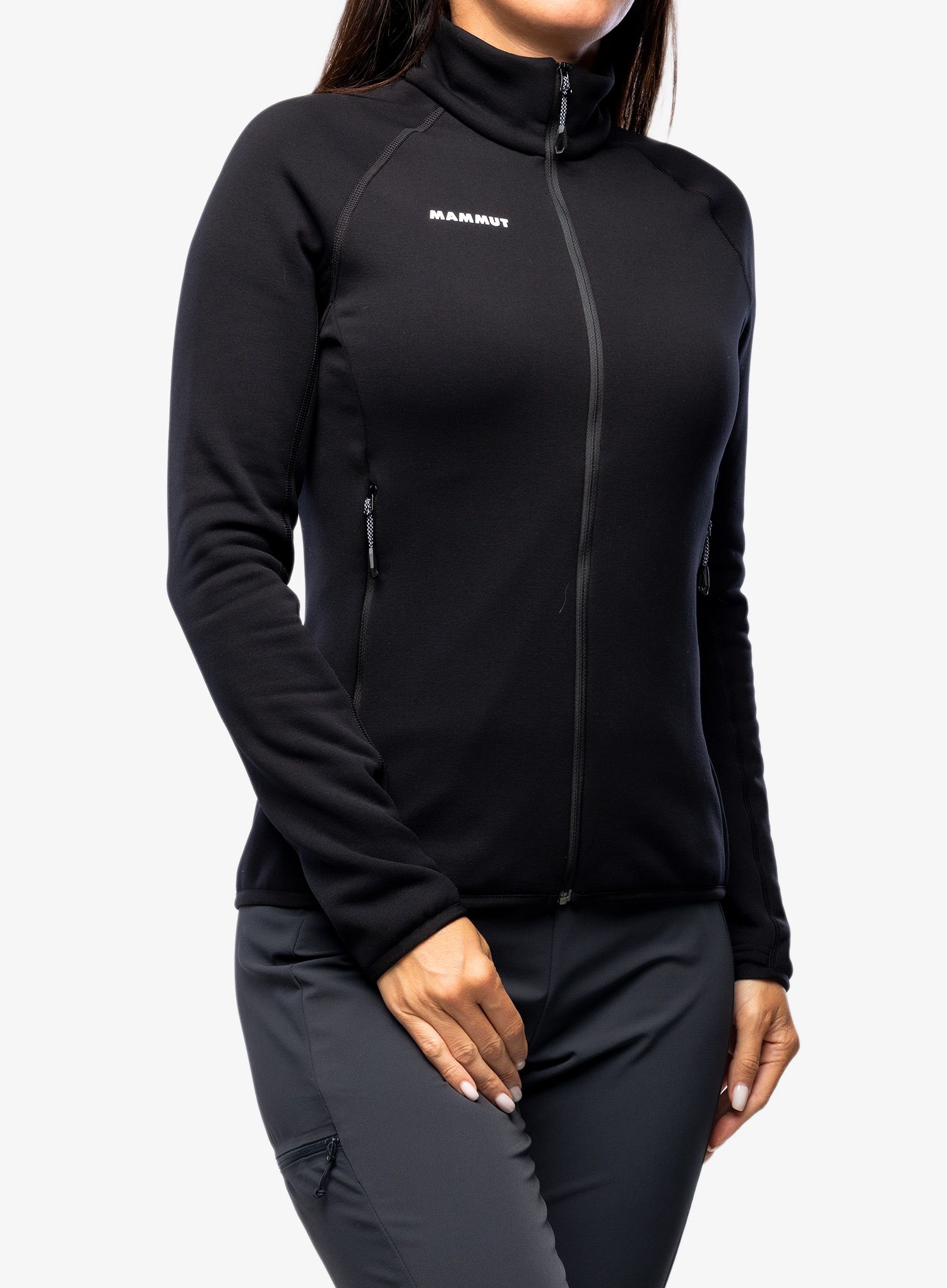 Кофта флісова жіноча Mammut Aconcagua ML Jacket - black