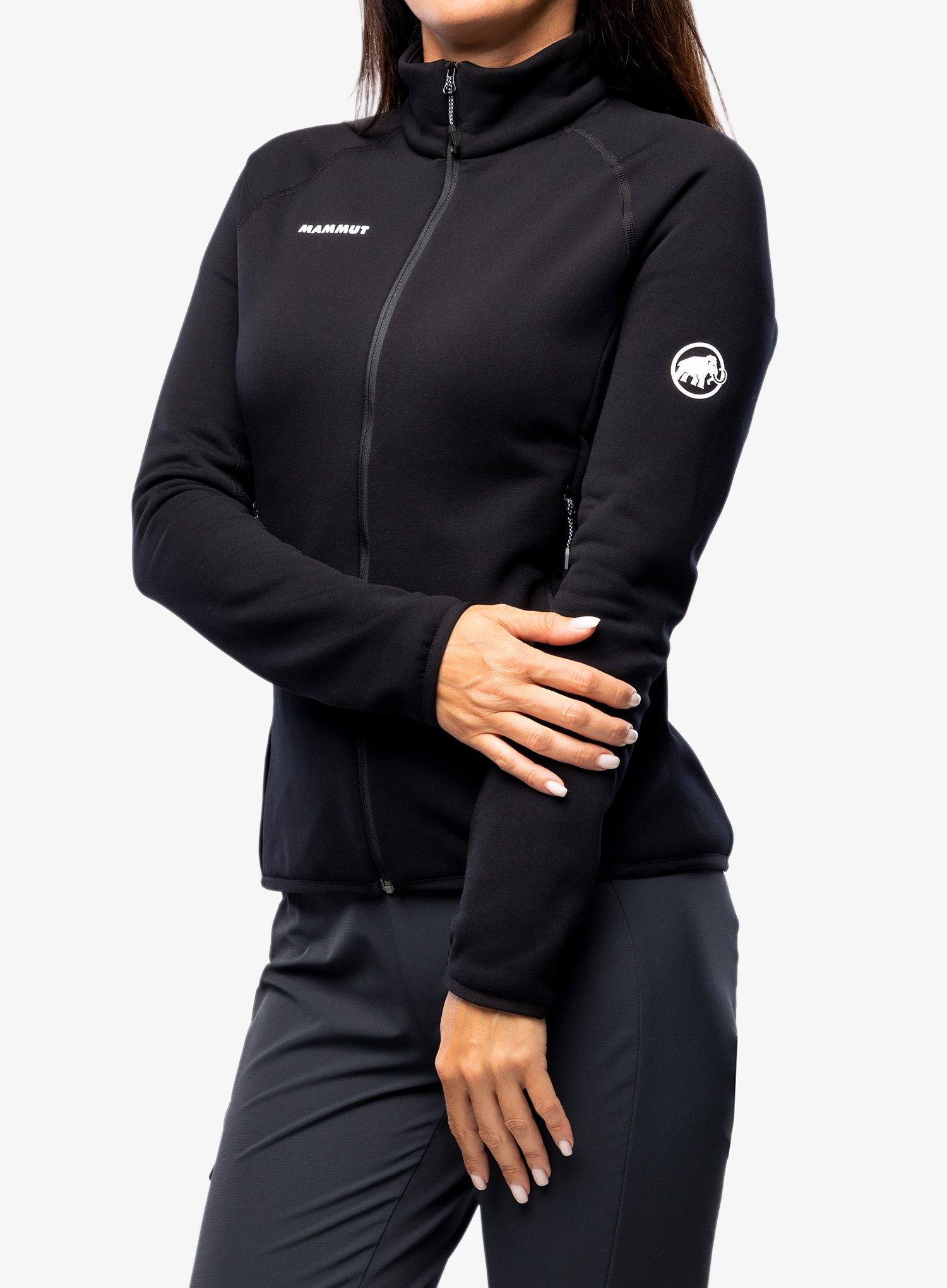 Кофта флісова жіноча Mammut Aconcagua ML Jacket - black