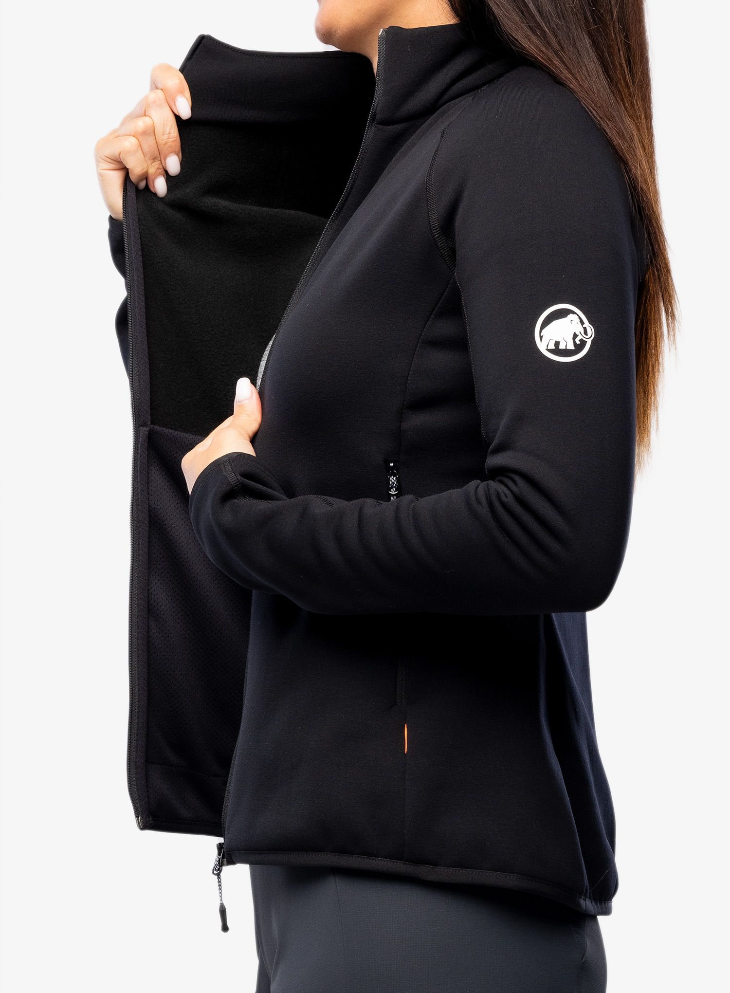 Кофта флісова жіноча Mammut Aconcagua ML Jacket - black
