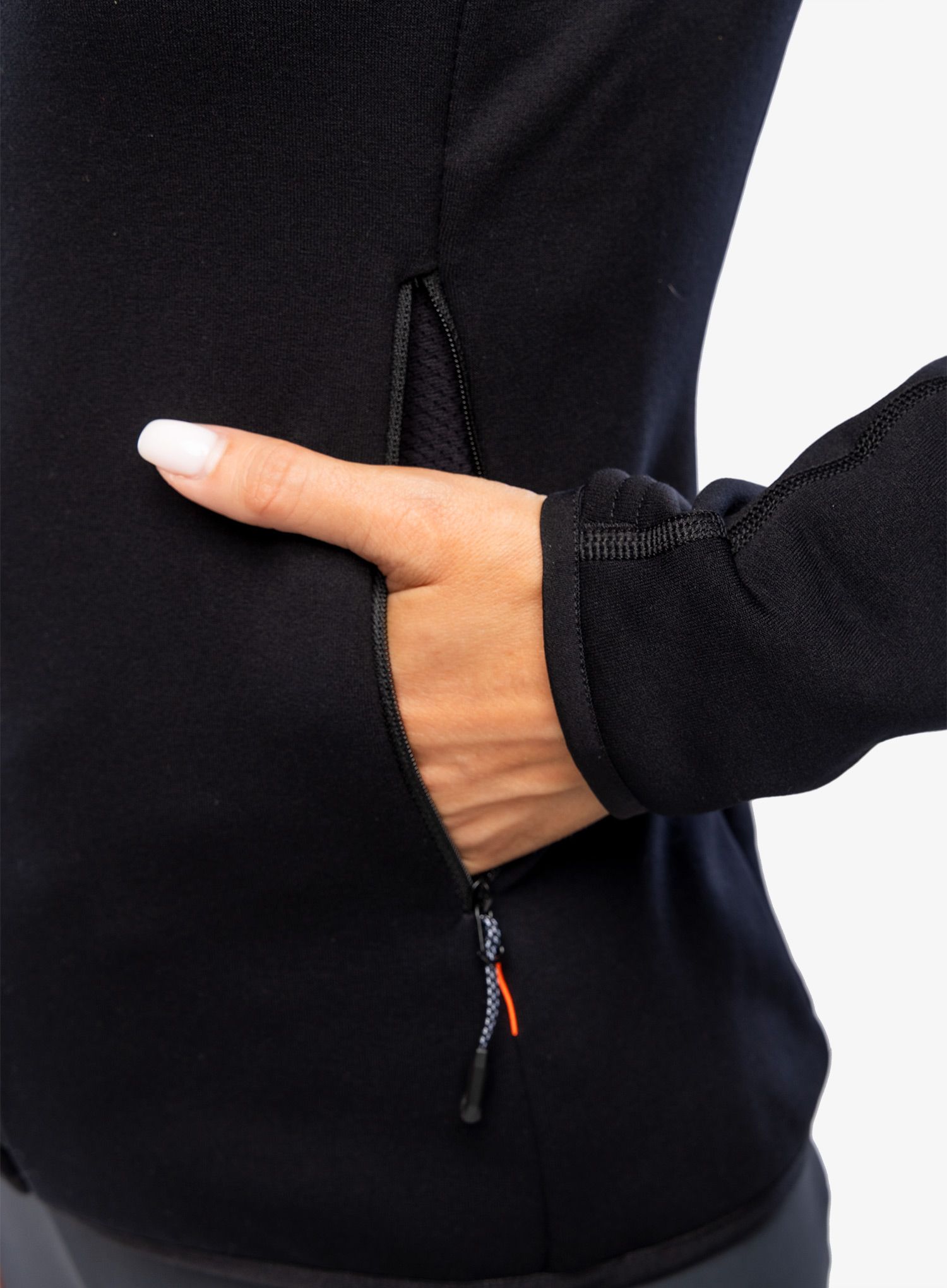 Кофта флісова жіноча Mammut Aconcagua ML Jacket - black