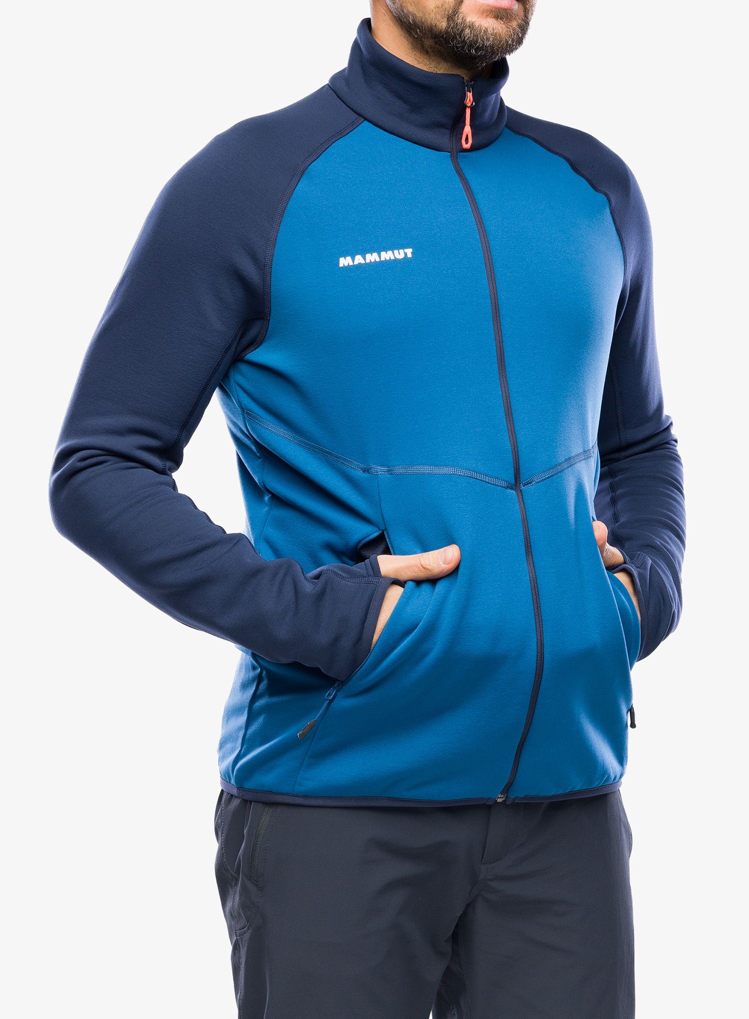 Кофта флісова Mammut Aconcagua ML Jacket - deep ice/marine
