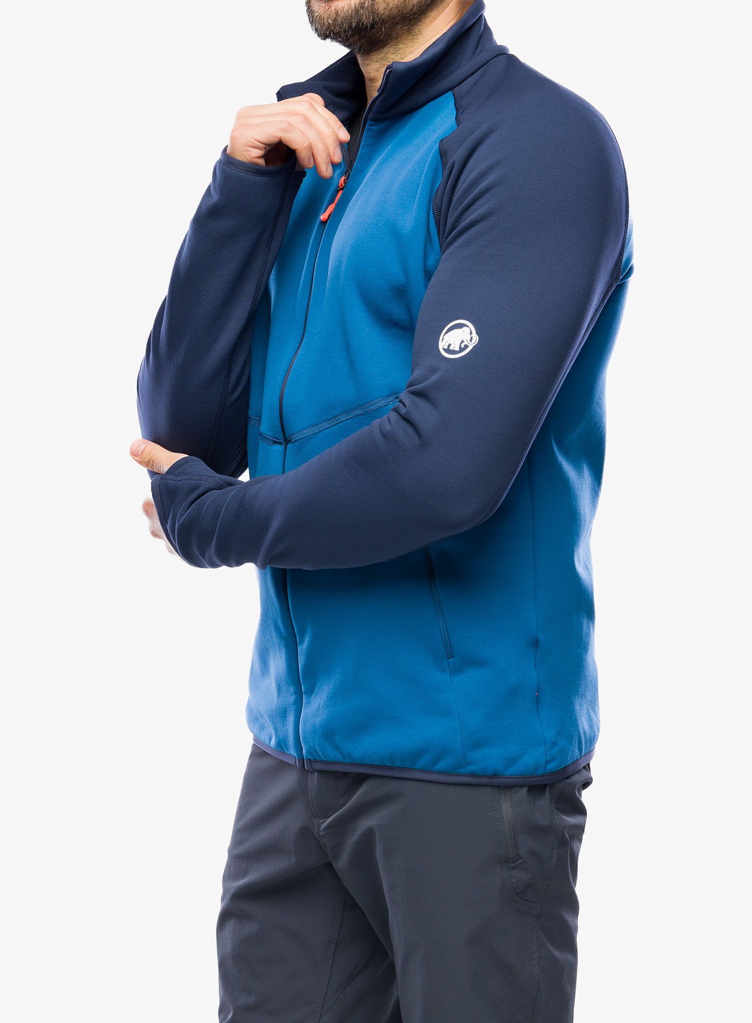 Кофта флісова Mammut Aconcagua ML Jacket - deep ice/marine