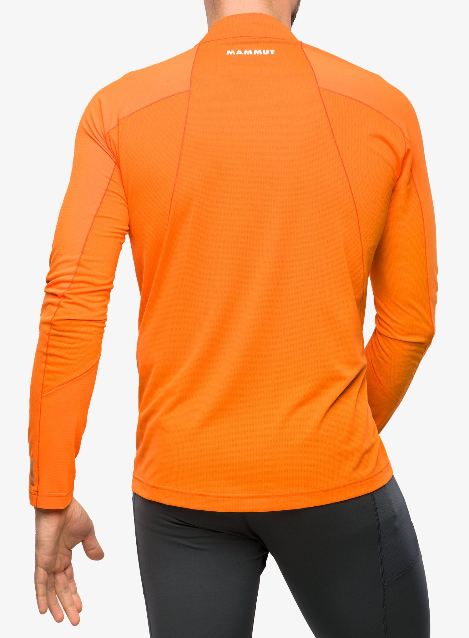 Термокофта Mammut Aenergy FL Half Zip Longsleeve - tangerine/dark tangerine