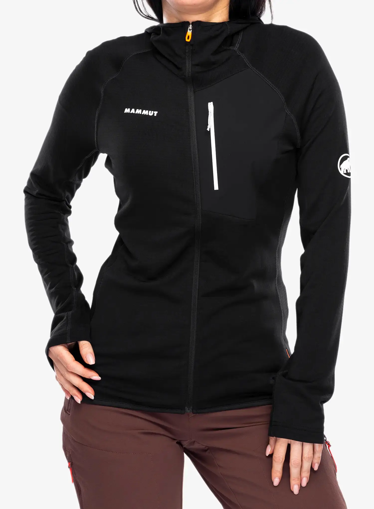 Кофта з каптуром жіноча Mammut Aenergy Light ML Hooded Jacket - black