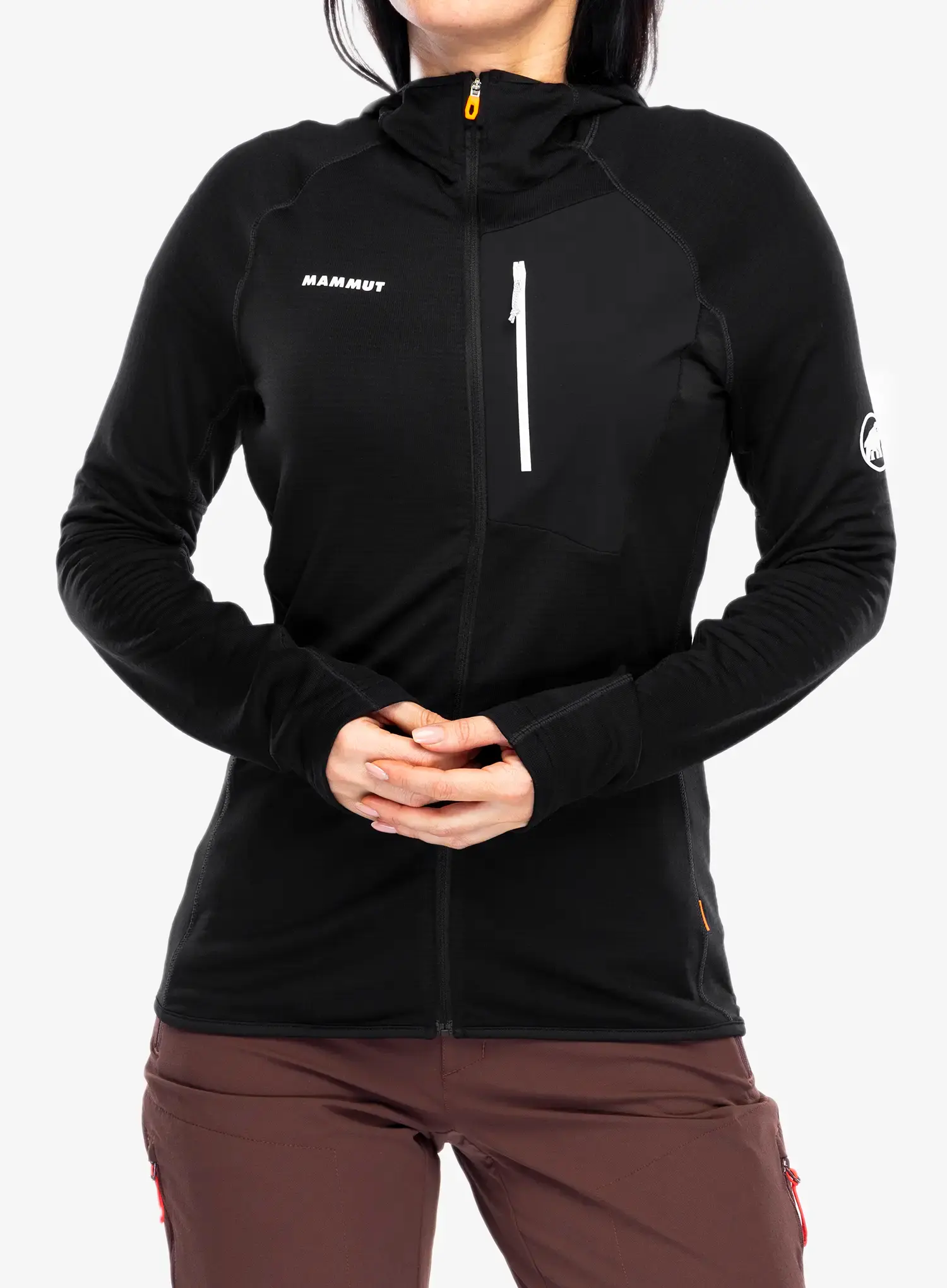 Кофта з каптуром жіноча Mammut Aenergy Light ML Hooded Jacket - black