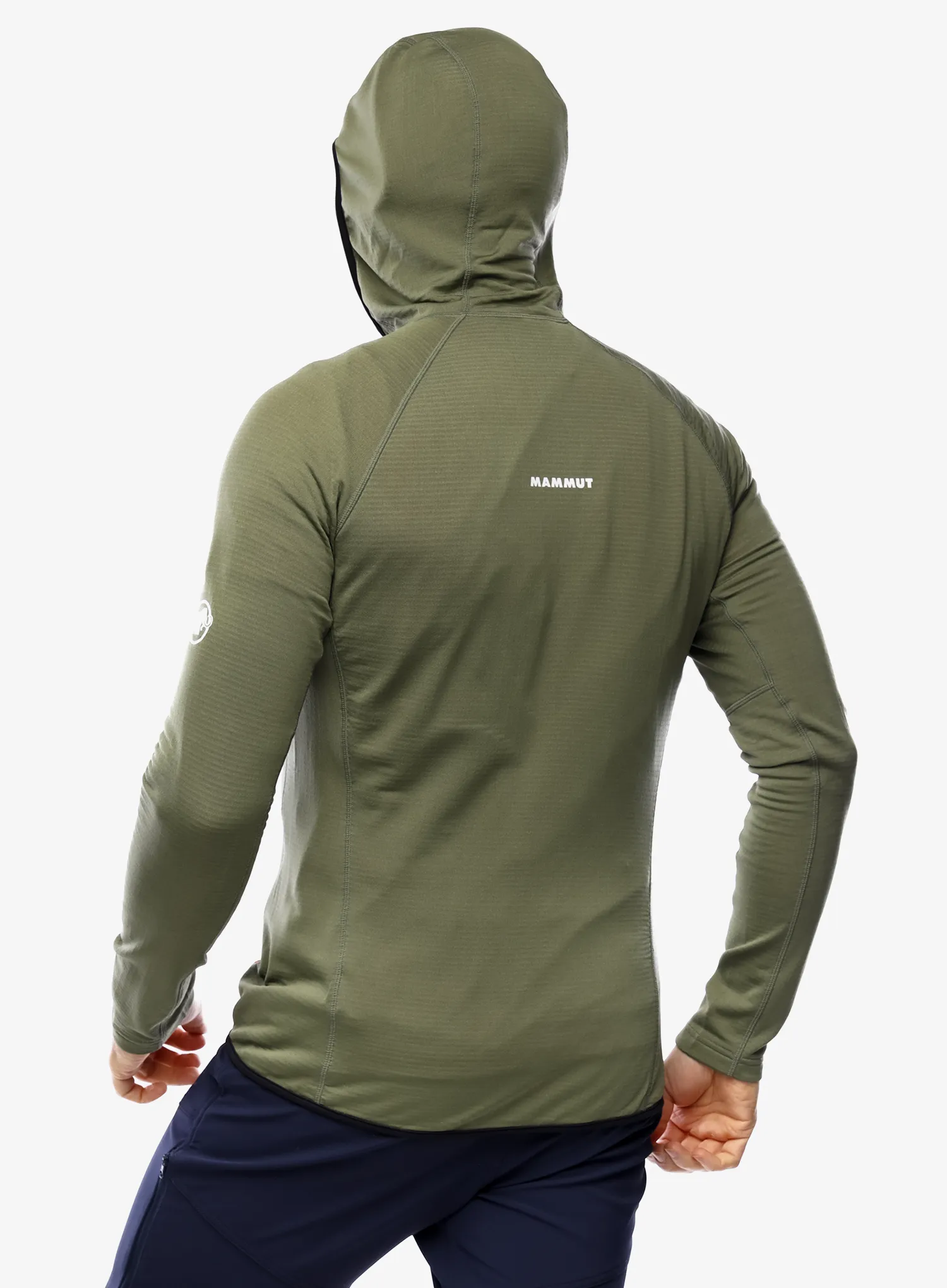 Кофта з каптуром Mammut Aenergy Light ML Hooded Jacket - marsh/dark marsh
