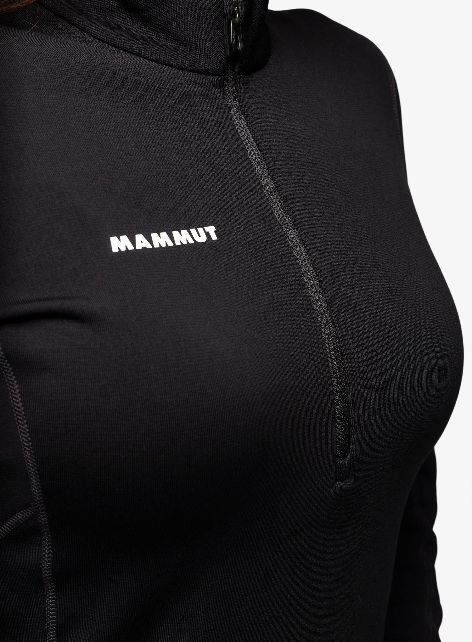 Кофта жіноча без каптура Mammut Aenergy ML Half Zip Pull - black