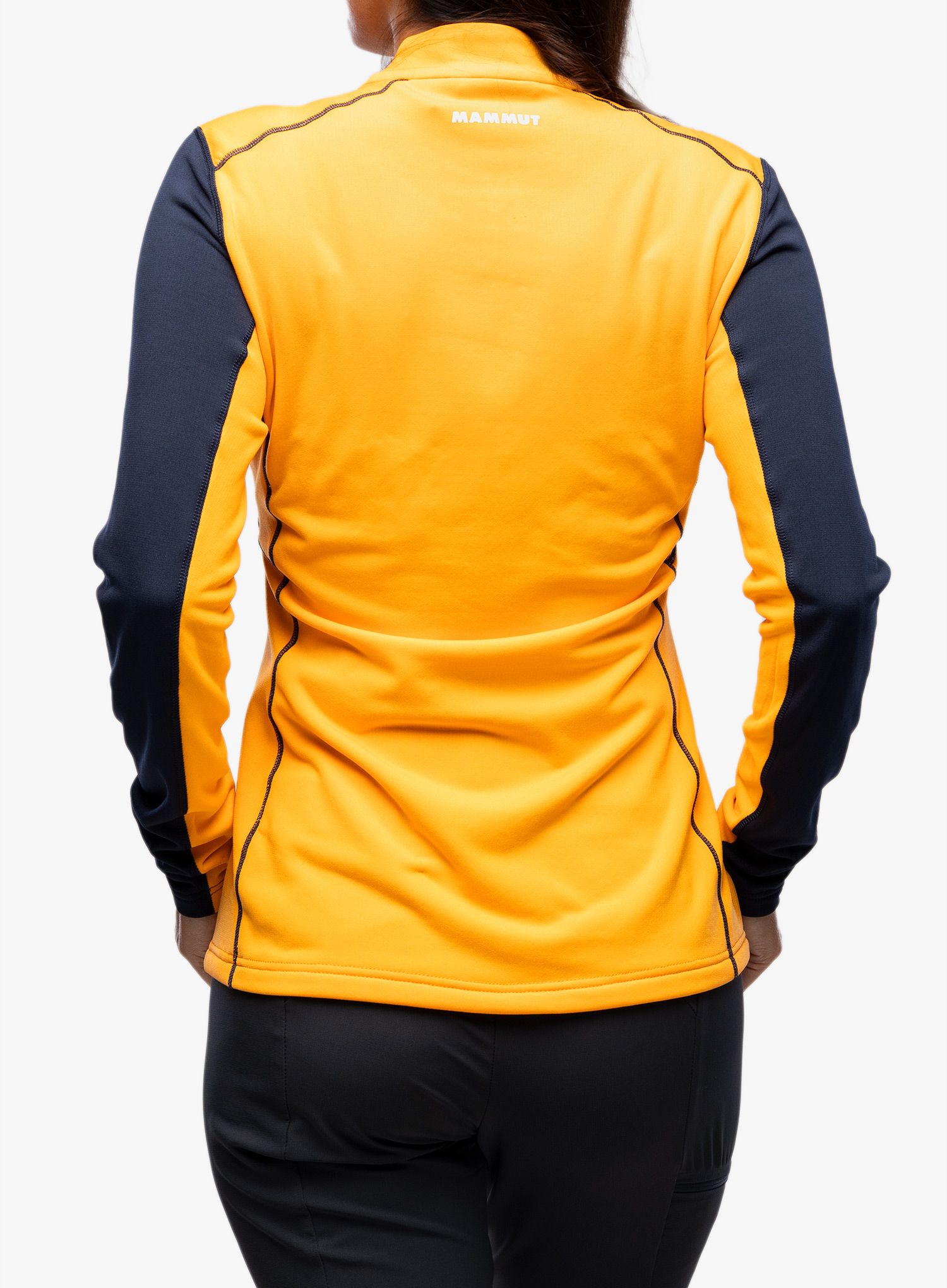 Кофта флісова жіноча Mammut Aenergy ML Half Zip Pull - tangerine/marine