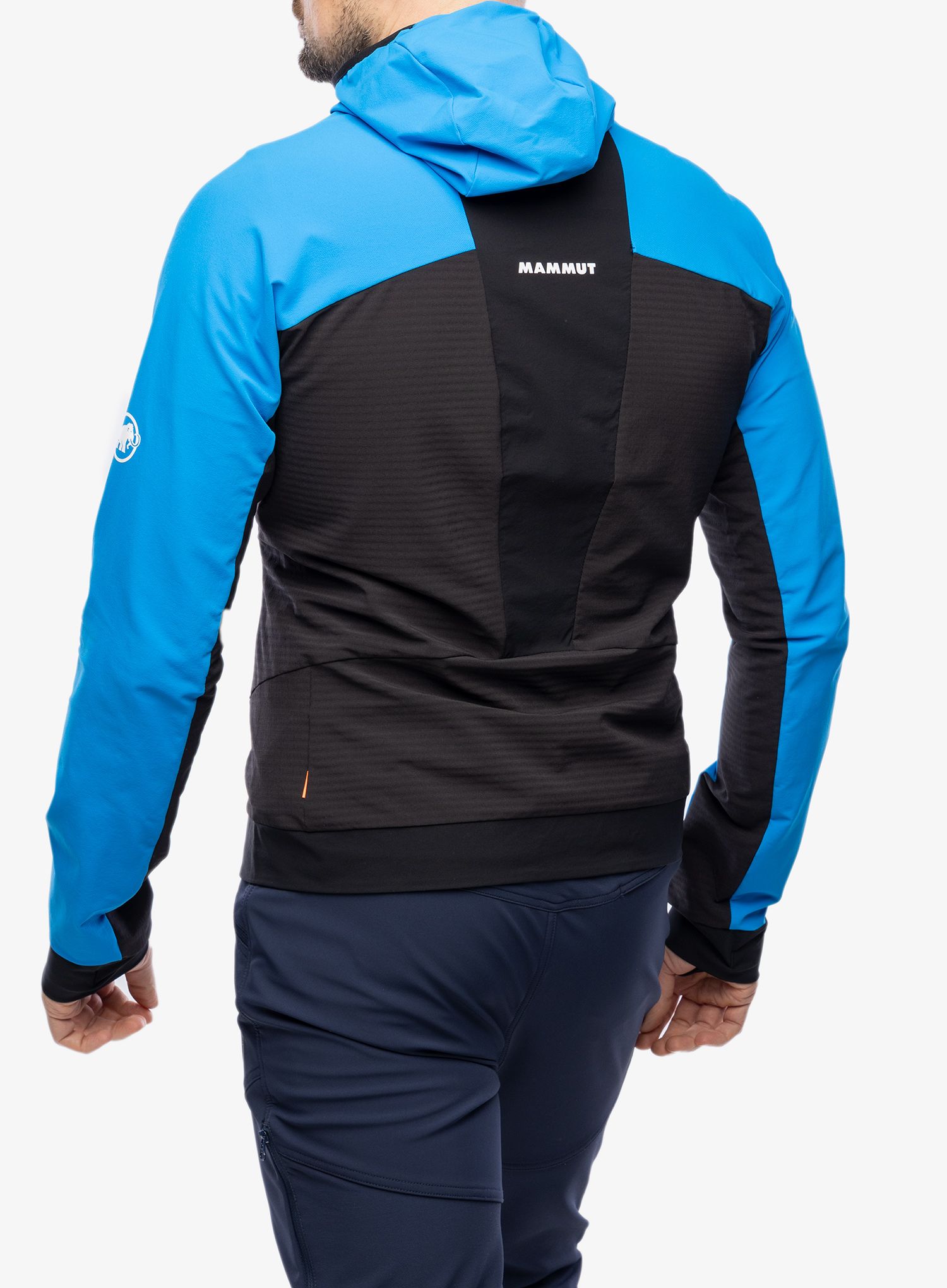 Куртка softshell Mammut Aenergy SO Hybrid Hooded Jacket - glacier blue/black