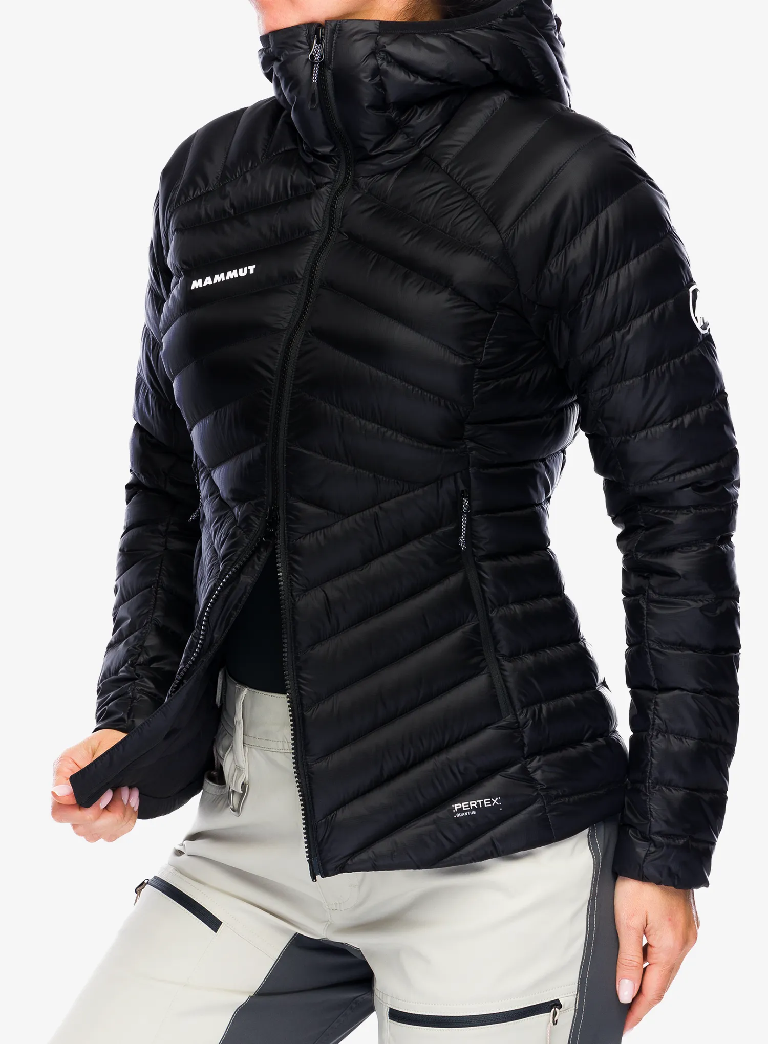 Пуховик жіноча Mammut Broad Peak IN Hooded Jacket - blk
