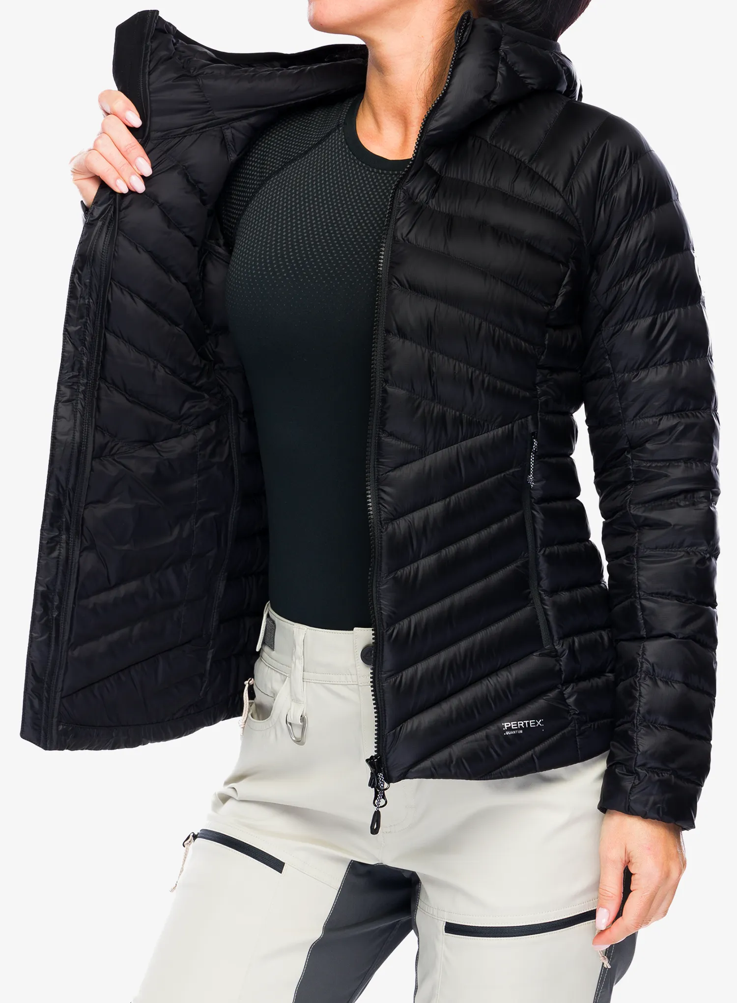 Пуховик жіноча Mammut Broad Peak IN Hooded Jacket - blk