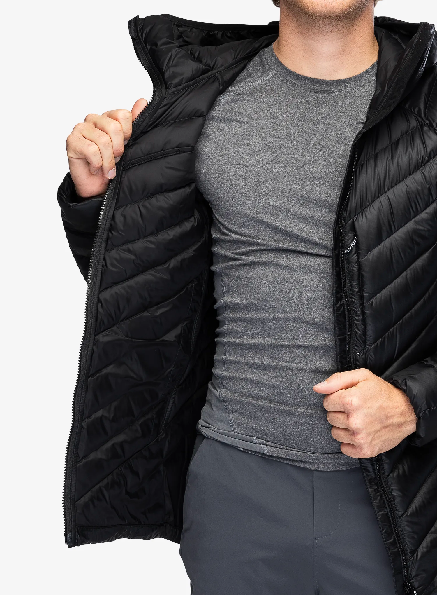 Пуховик Mammut Broad Peak IN Hooded Jacket - blk