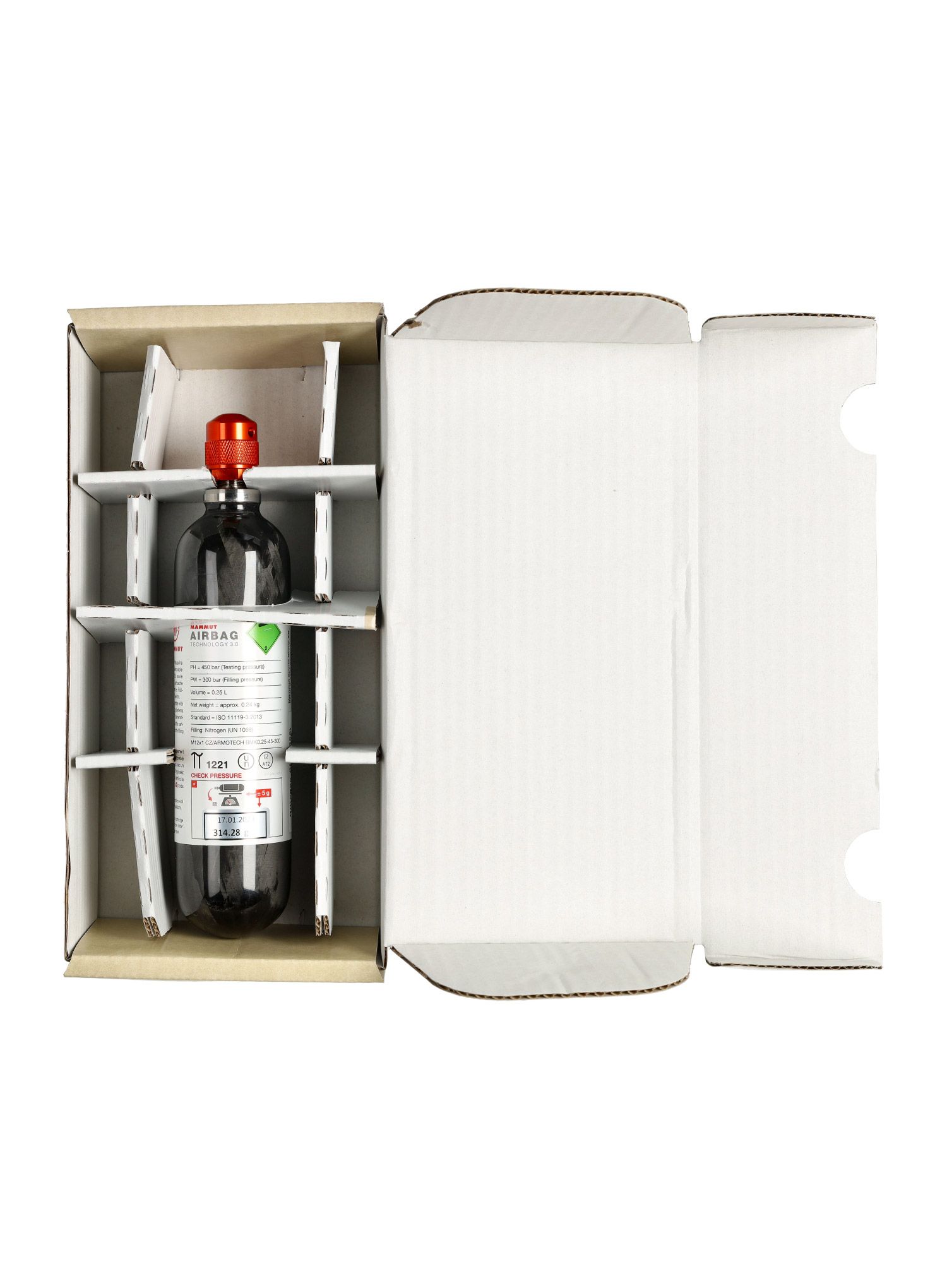 Балон для лавинного рюкзака Mammut Carbon Cartridge 300 bar - black