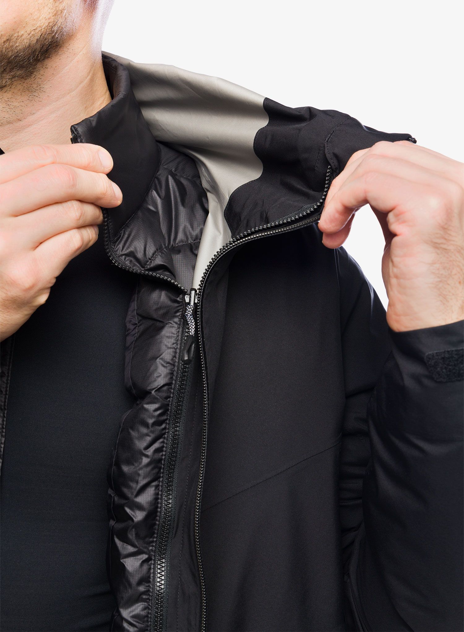 Куртка Mammut Convey 3 in 1 HS Hooded Jacket - black/black