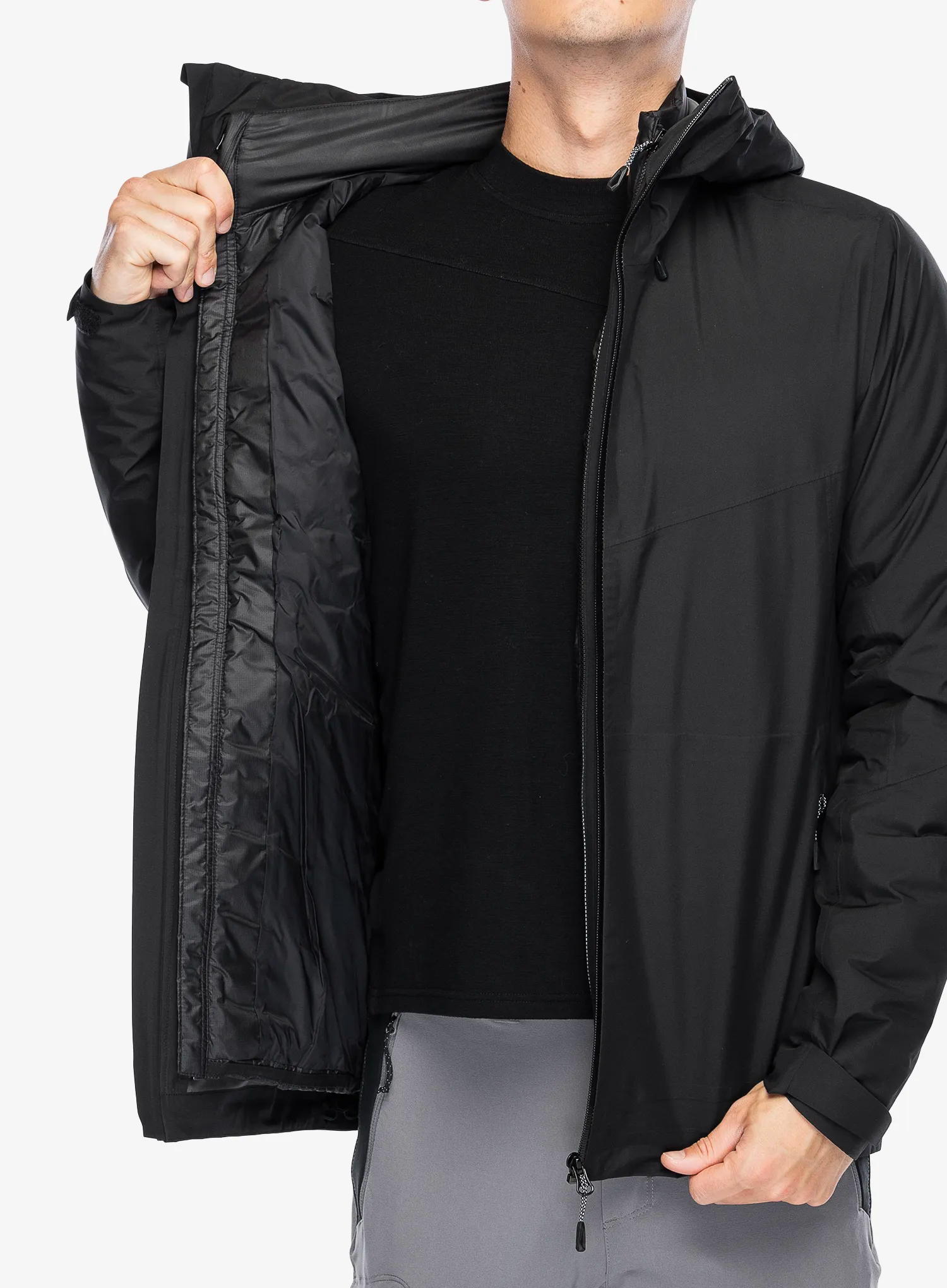 Куртка Mammut Convey 3in1 HS Hooded Jacket - black/black