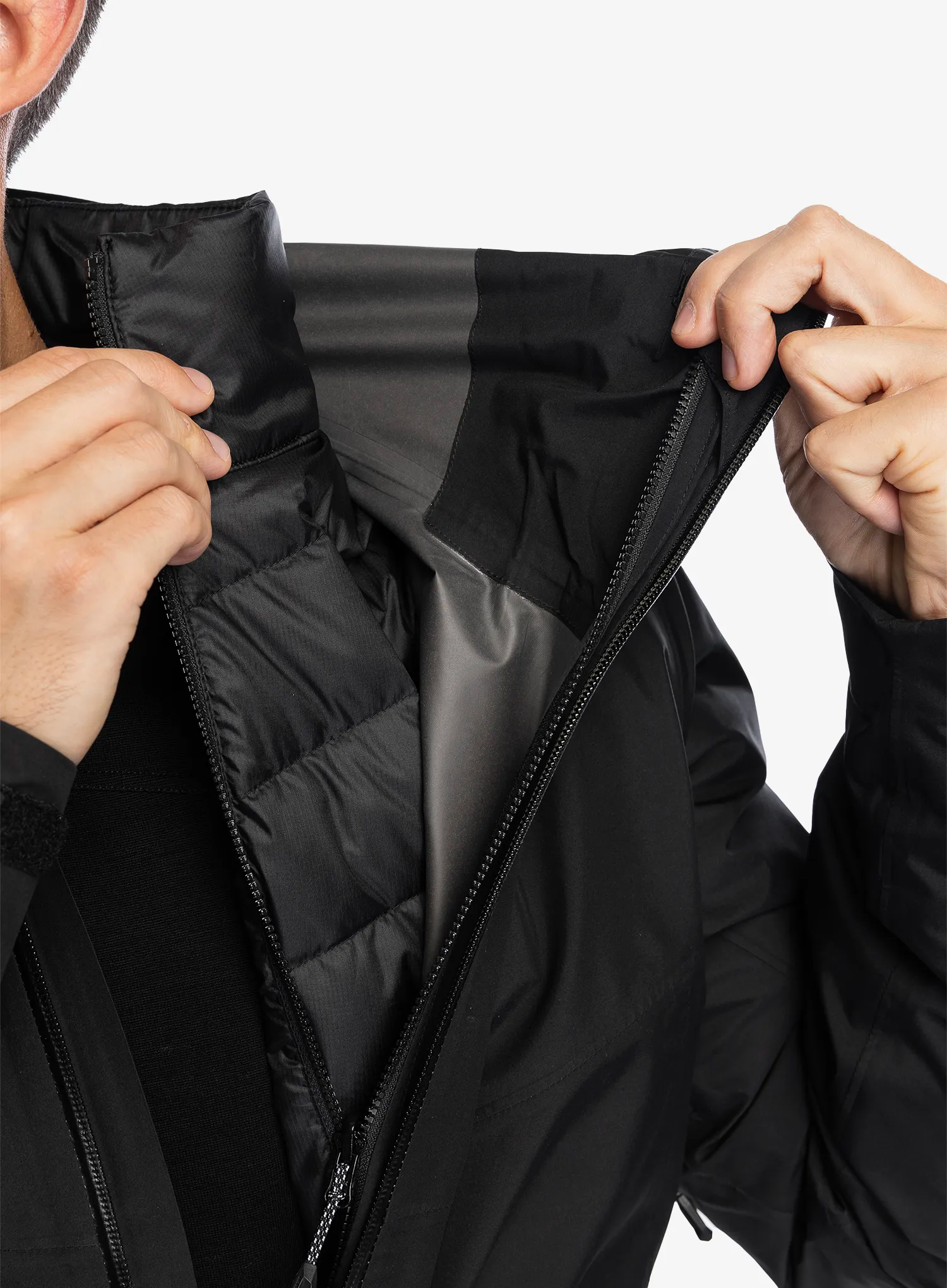 Куртка Mammut Convey 3in1 HS Hooded Jacket - black/black