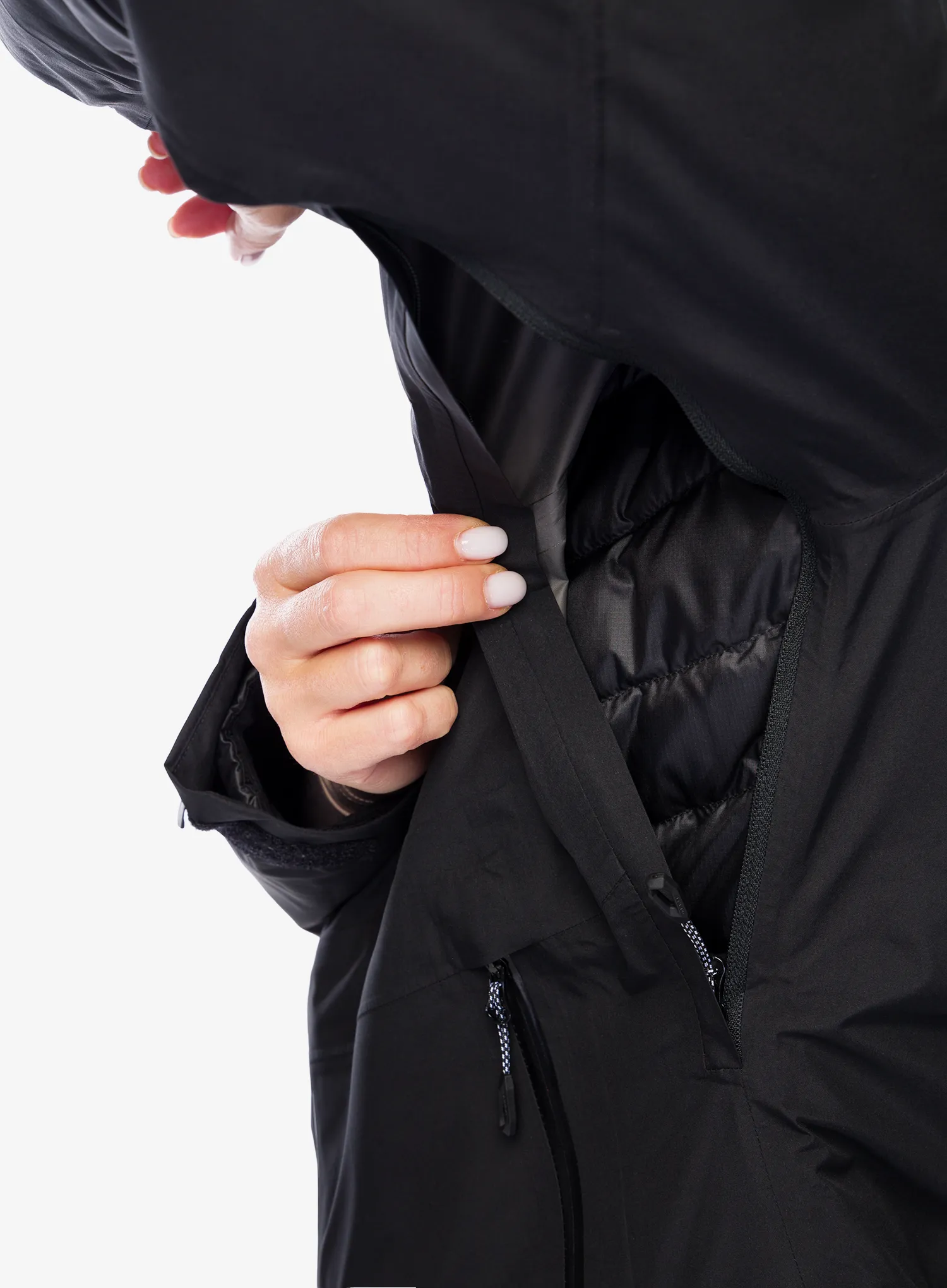 Куртка жіноча Mammut Convey 3in1 HS Hooded Jacket - black/black