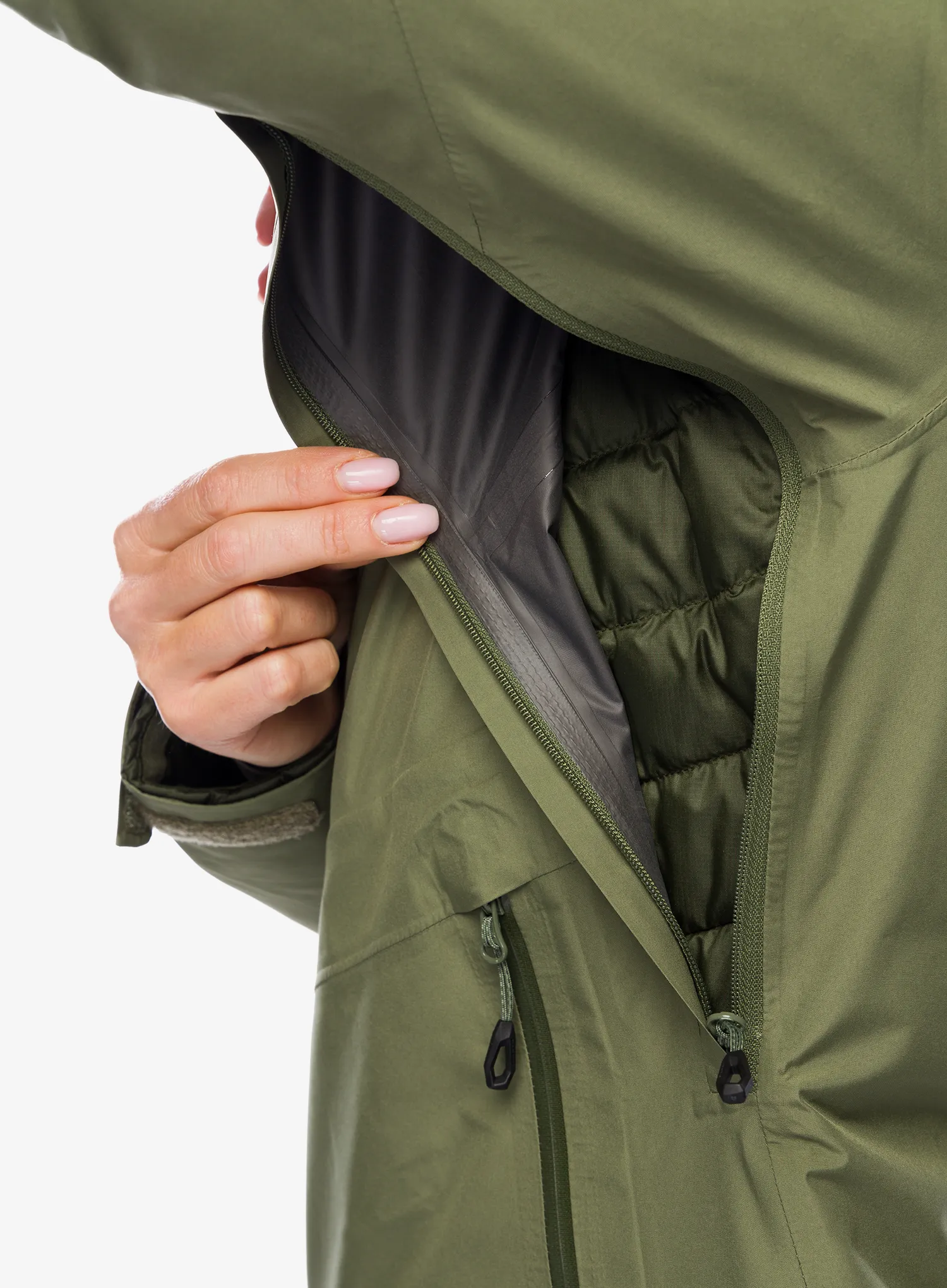 Куртка жіноча Mammut Convey 3in1 HS Hooded Jacket - marsh/dark marsh