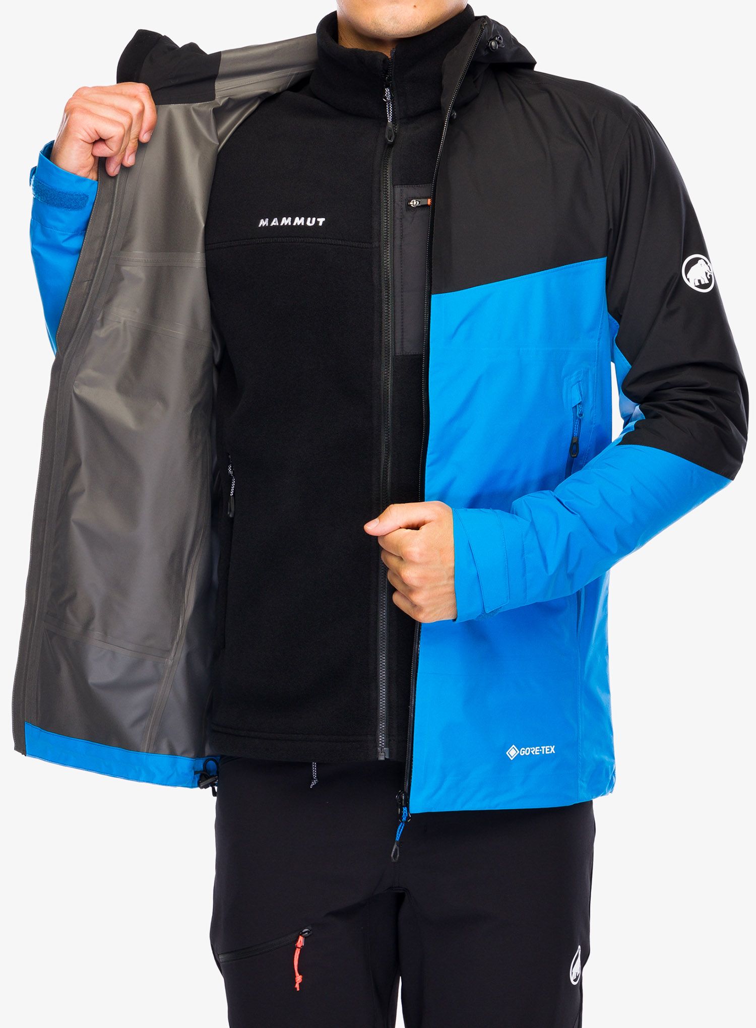 Куртка GORE-TEX Mammut Convey Tour HS Hooded Jacket - glacier blue/black