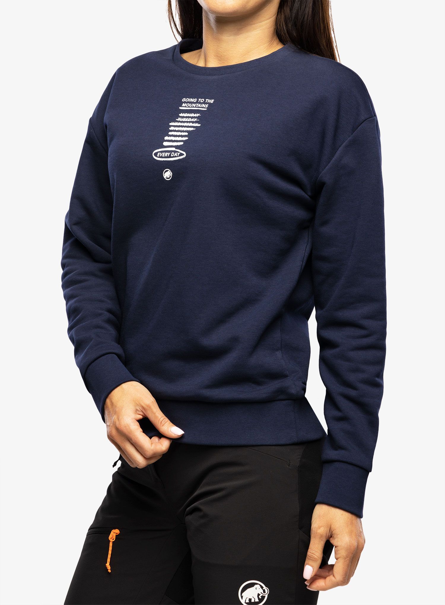 Кофта жіноча Mammut Core ML Crew Neck Every Day - marine