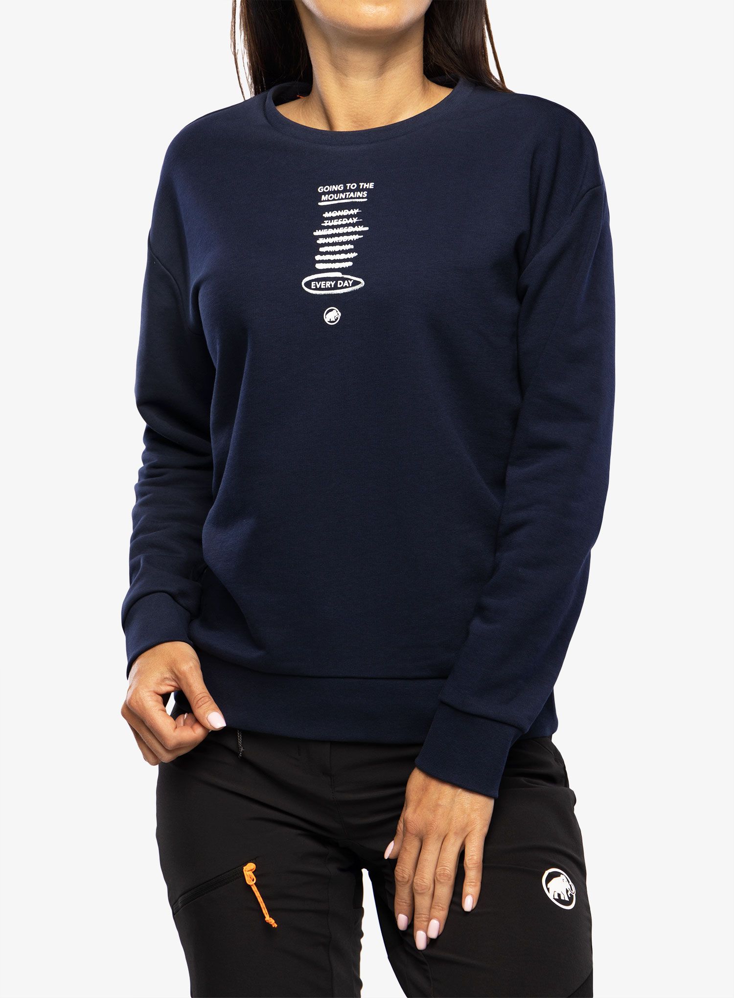 Кофта жіноча Mammut Core ML Crew Neck Every Day - marine