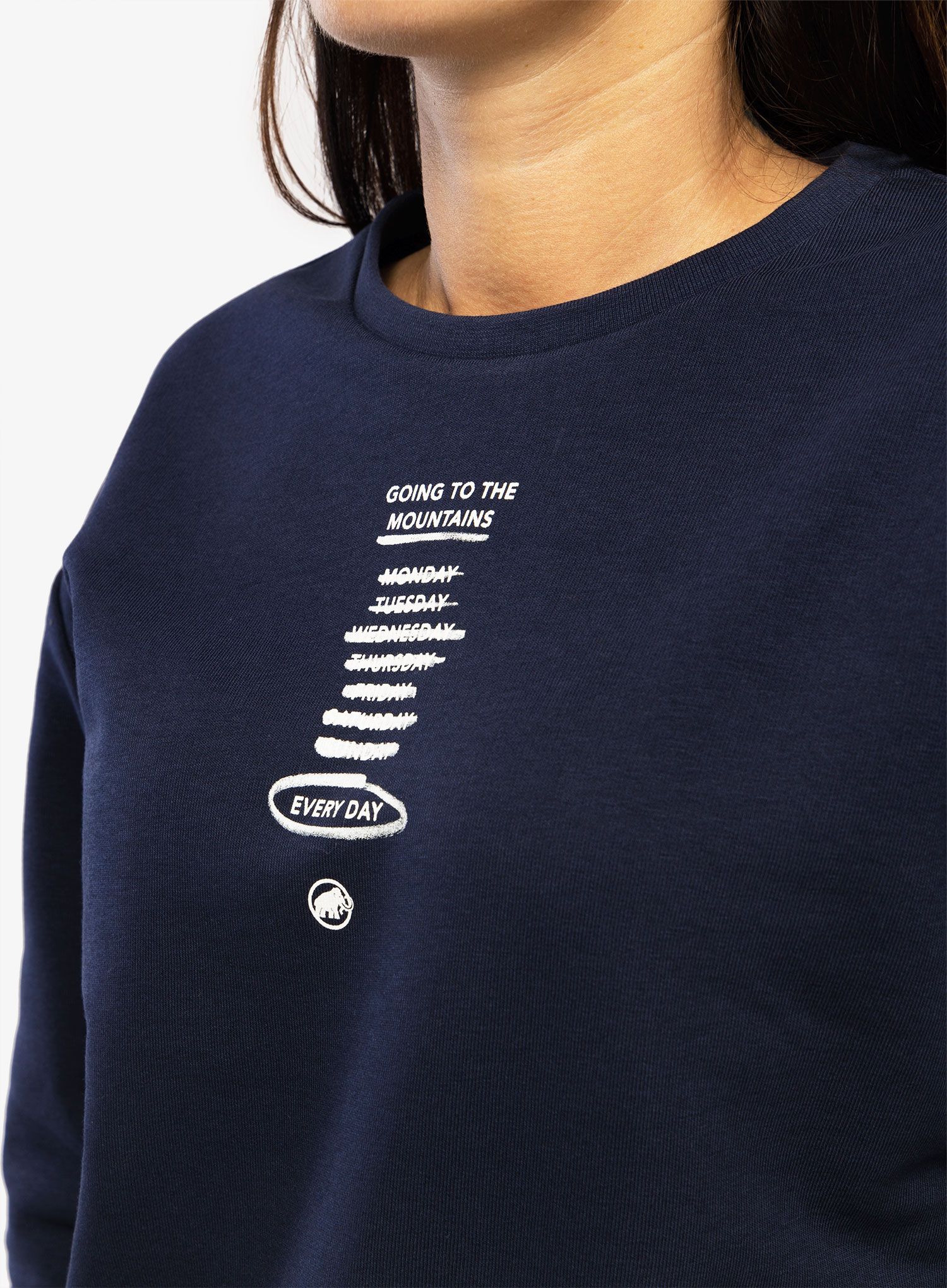 Кофта жіноча Mammut Core ML Crew Neck Every Day - marine
