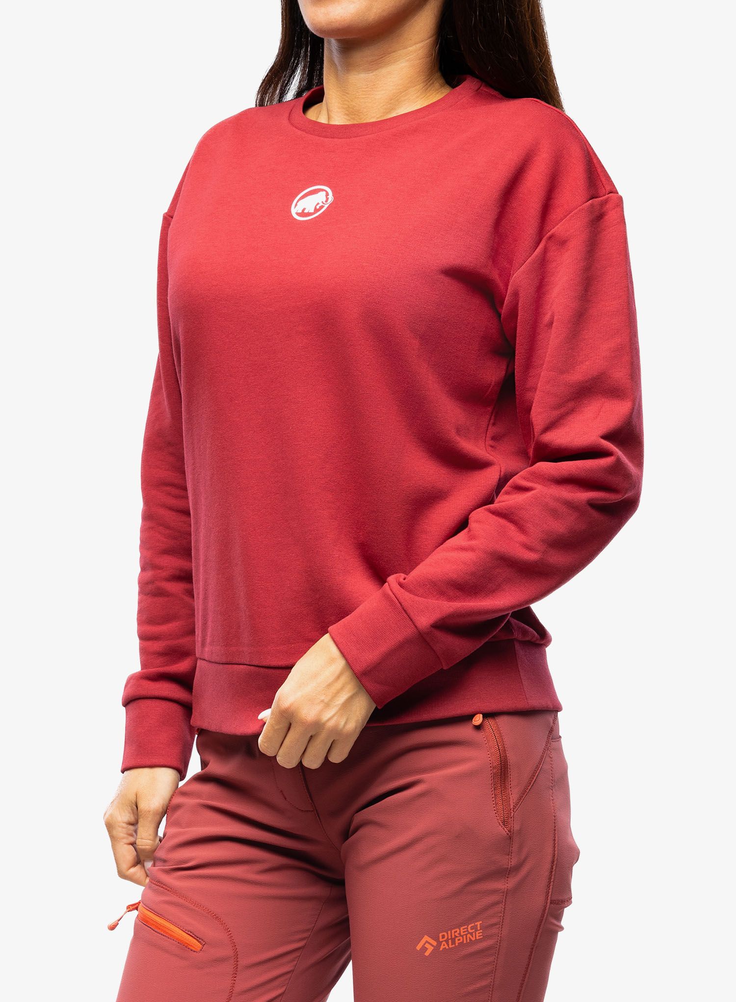 Кофта жіноча Mammut Core ML Crew Neck Original - blood red