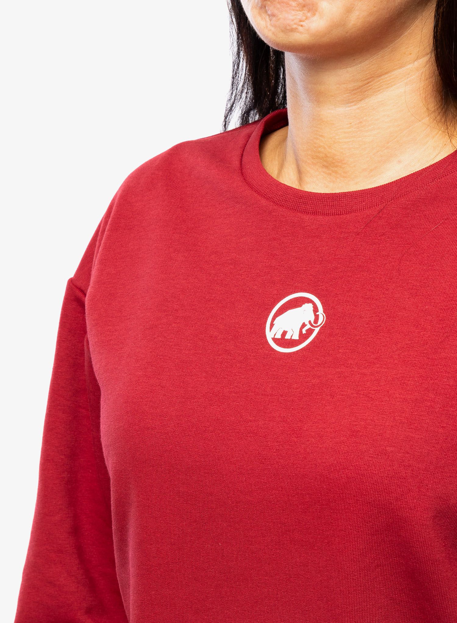 Кофта жіноча Mammut Core ML Crew Neck Original - blood red