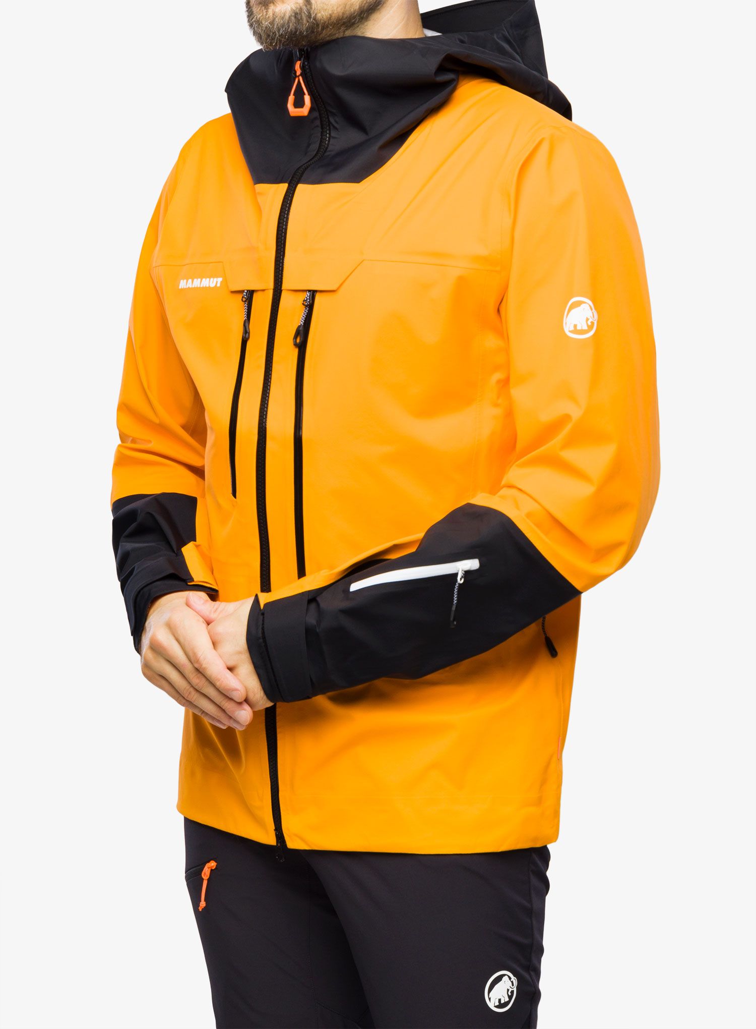 Куртка лижна Mammut Haldigrat Air HS Hooded Jacket - tangerine/black