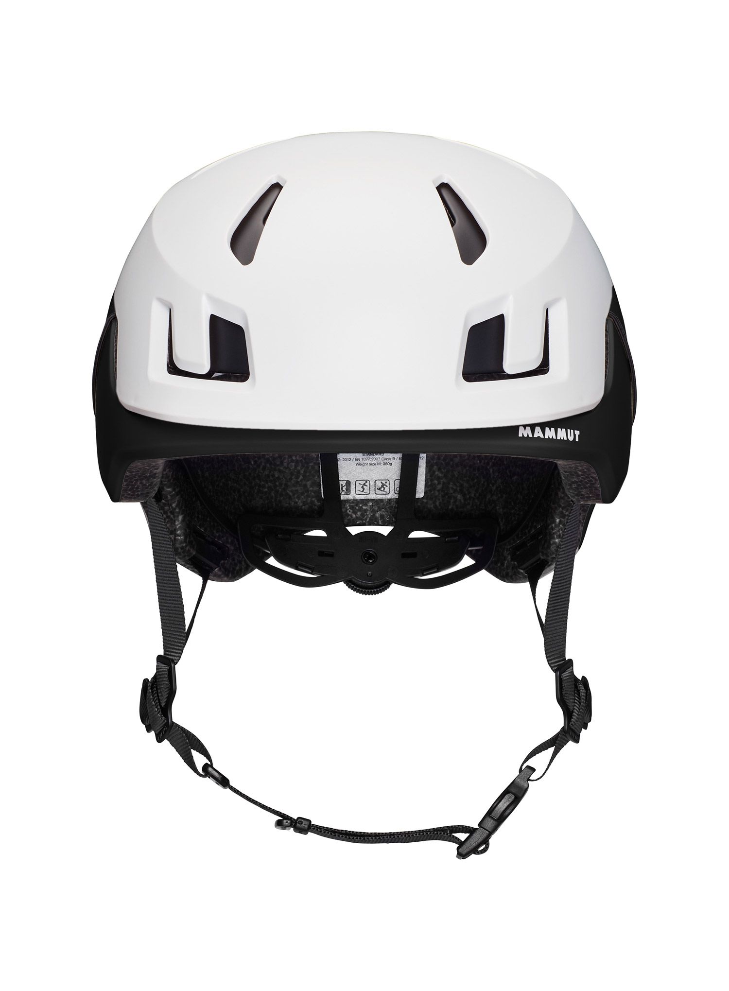 Шолом для скелелазіння та скітуру Mammut Haute Route Helmet - white/black