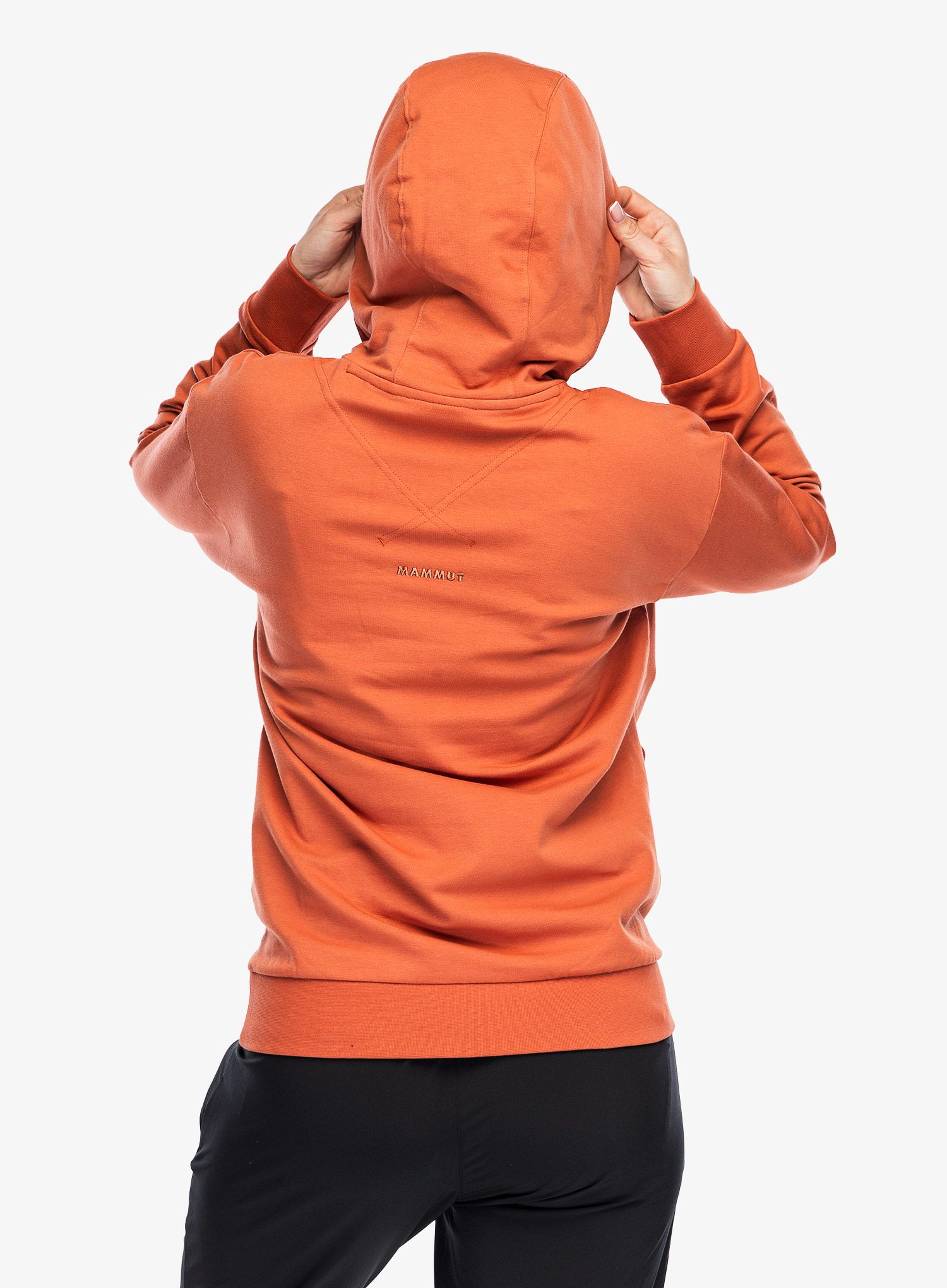 Кофта жіноча Mammut ML Hoody Logo - brick