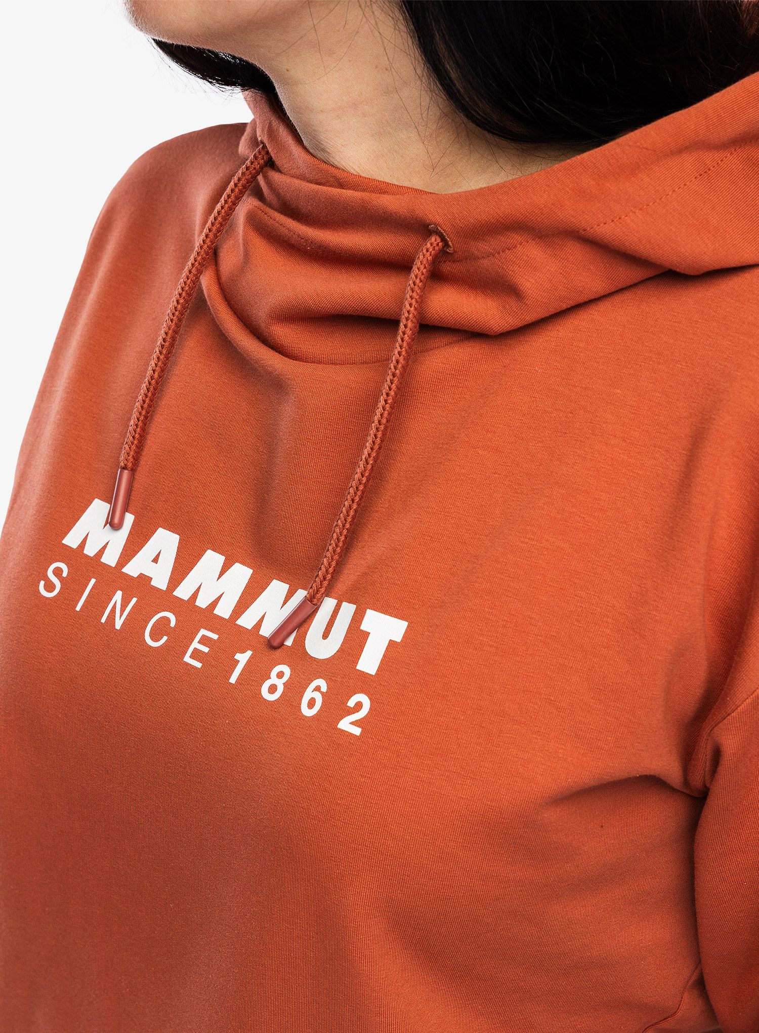 Кофта жіноча Mammut ML Hoody Logo - brick