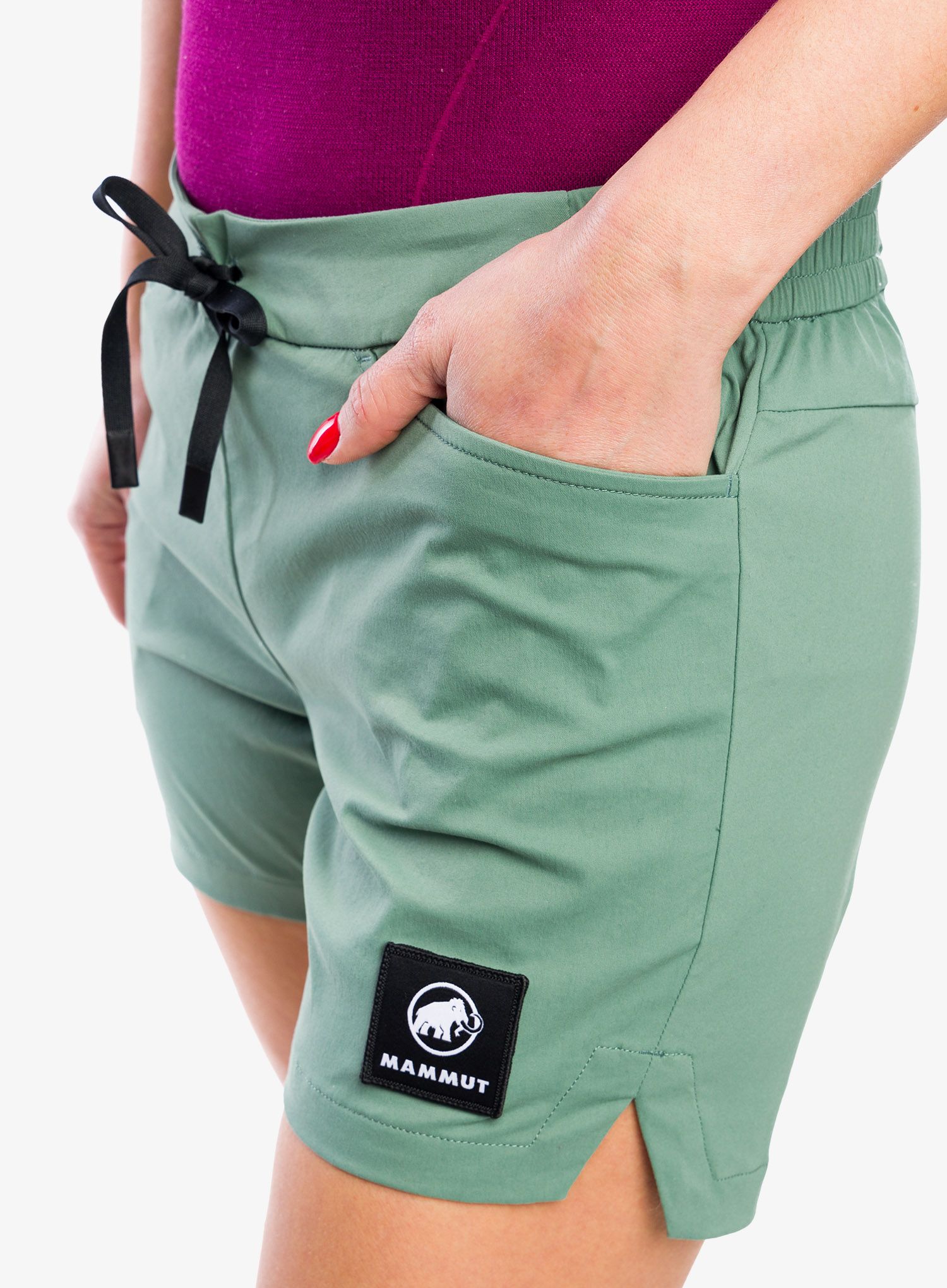 Шорти жіночі Mammut Massone Light Shorts - dark jade
