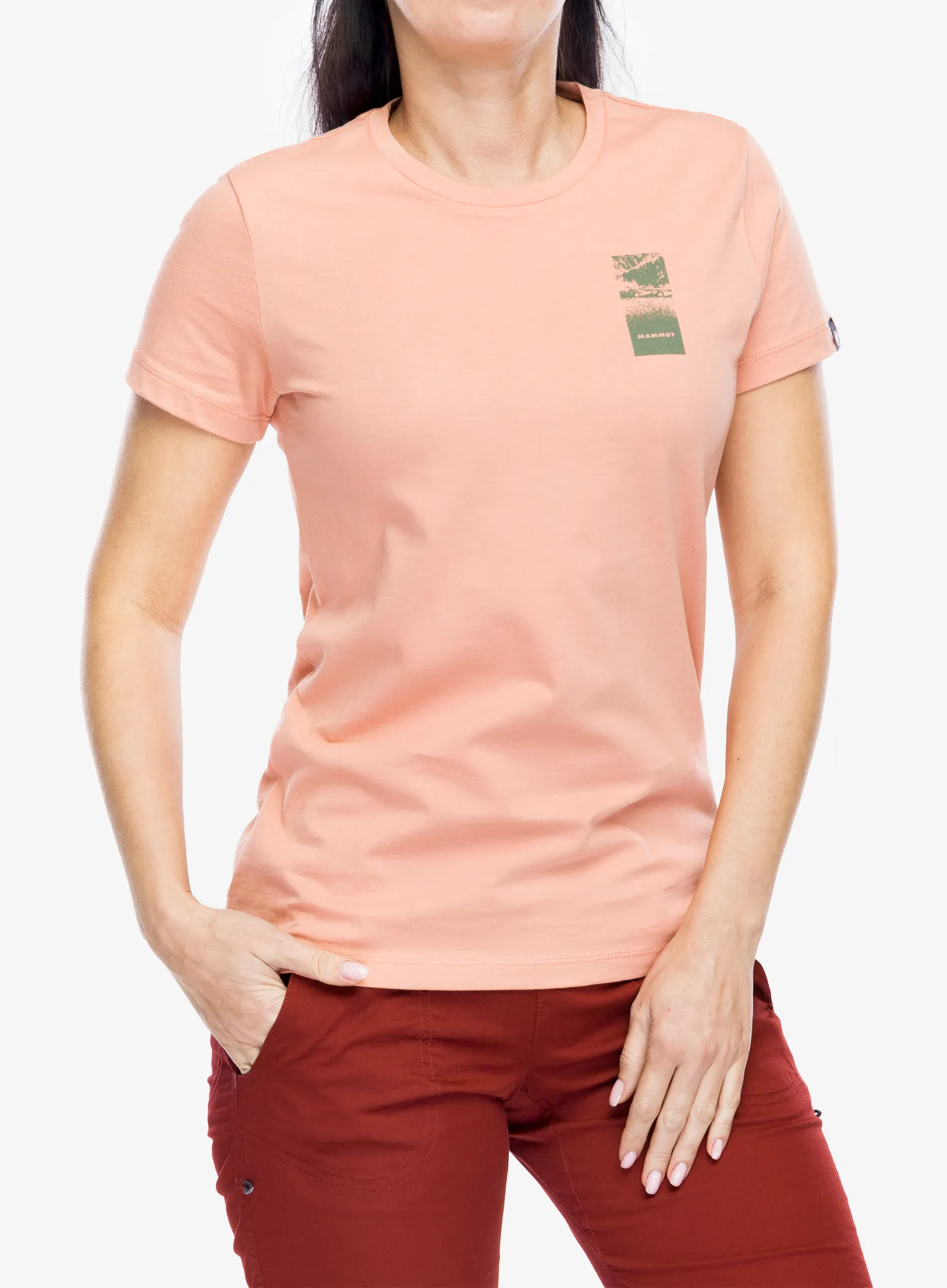 Футболка жіноча Mammut Massone T-Shirt Wagon - quartz dust