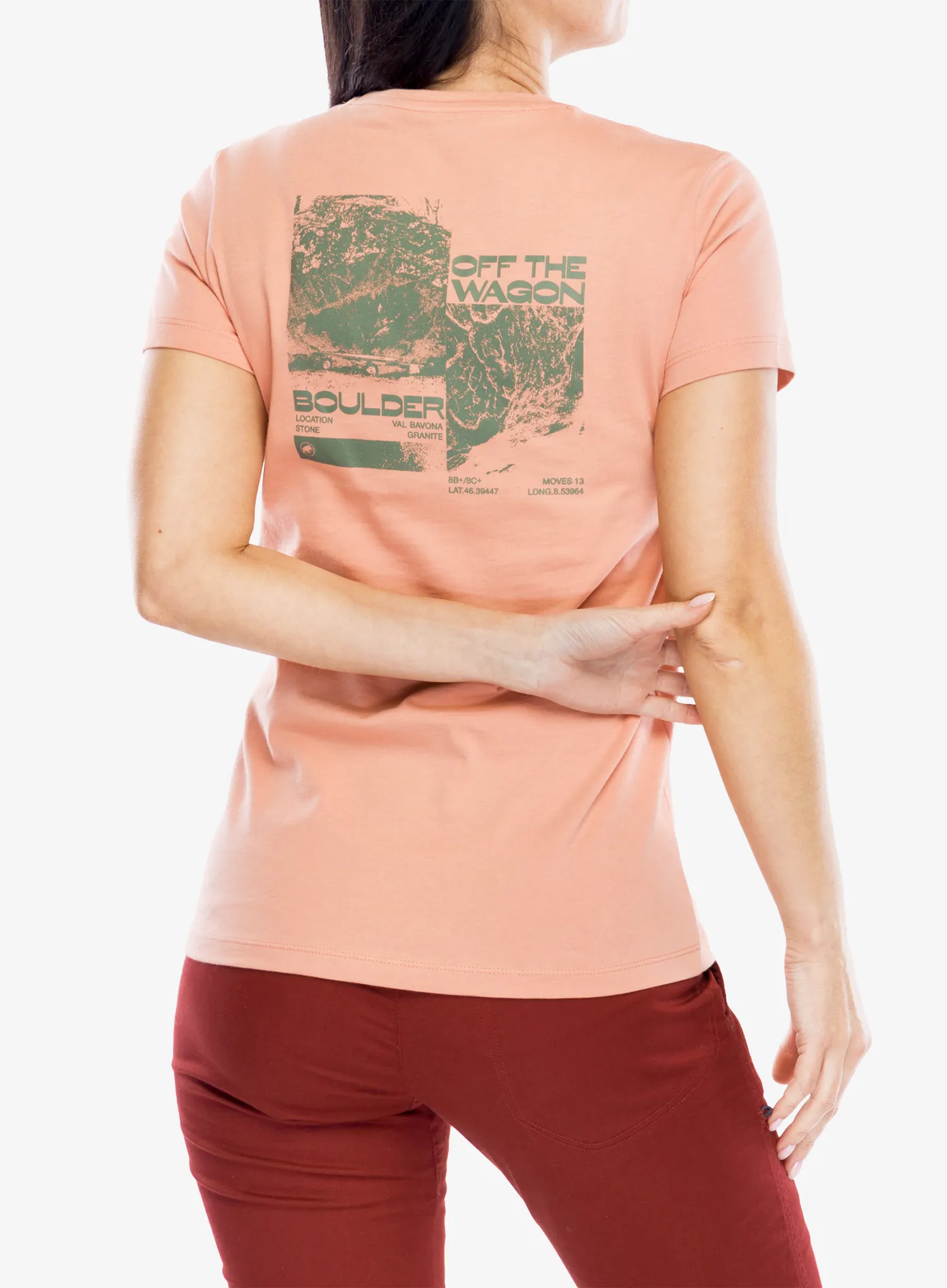 Футболка жіноча Mammut Massone T-Shirt Wagon - quartz dust