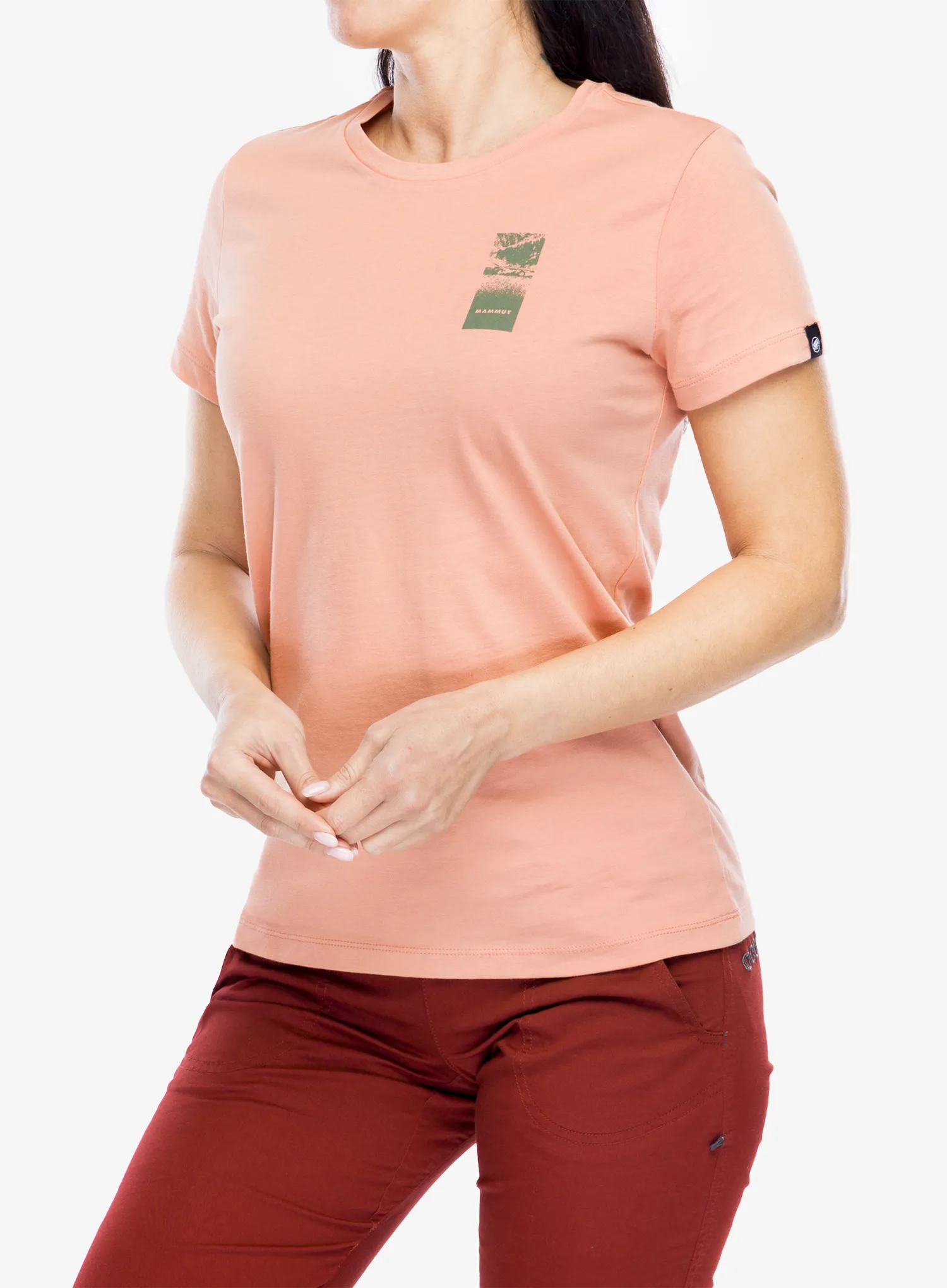 Футболка жіноча Mammut Massone T-Shirt Wagon - quartz dust