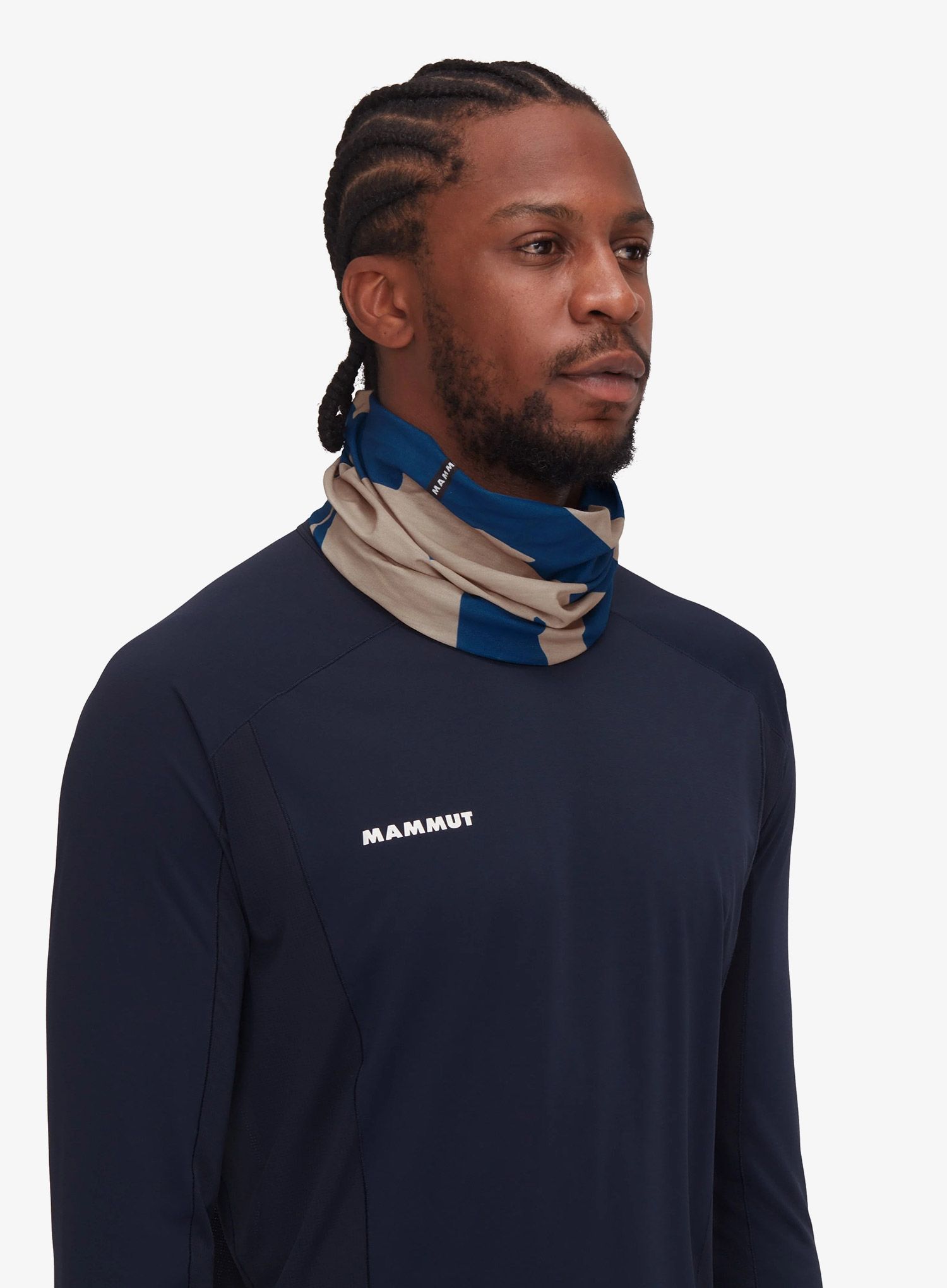 Пов'язка Mammut Neck Gaiter Logo - deep ice/savannah