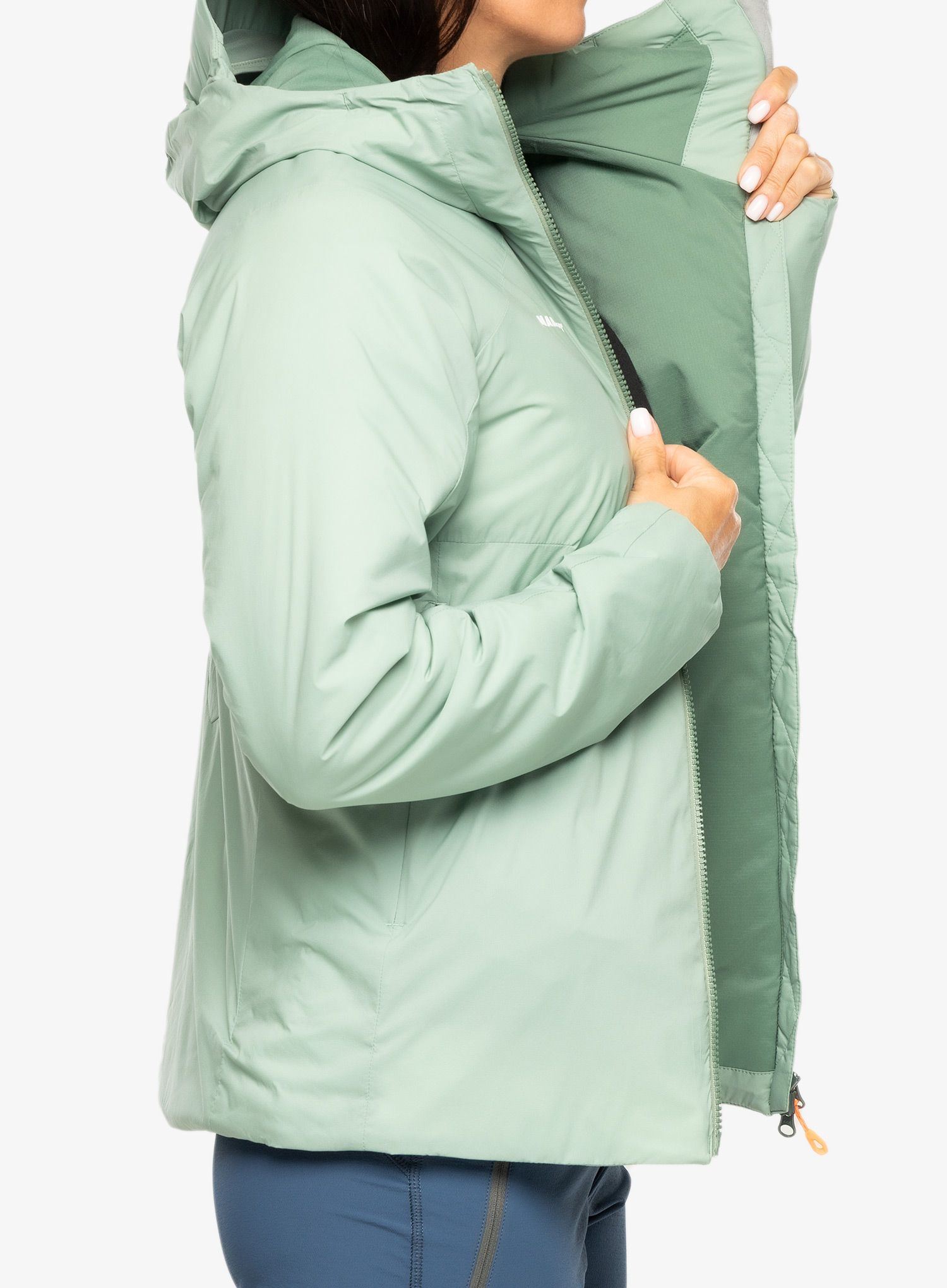 Куртка утеплена жіноча Mammut Rime IN Flex Hooded Jacket - jade