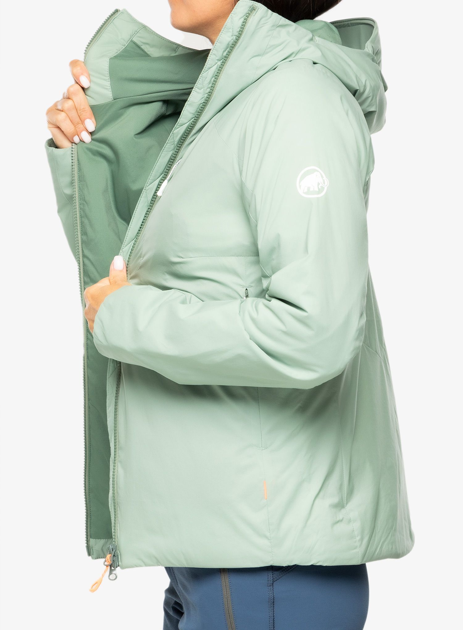 Куртка утеплена жіноча Mammut Rime IN Flex Hooded Jacket - jade