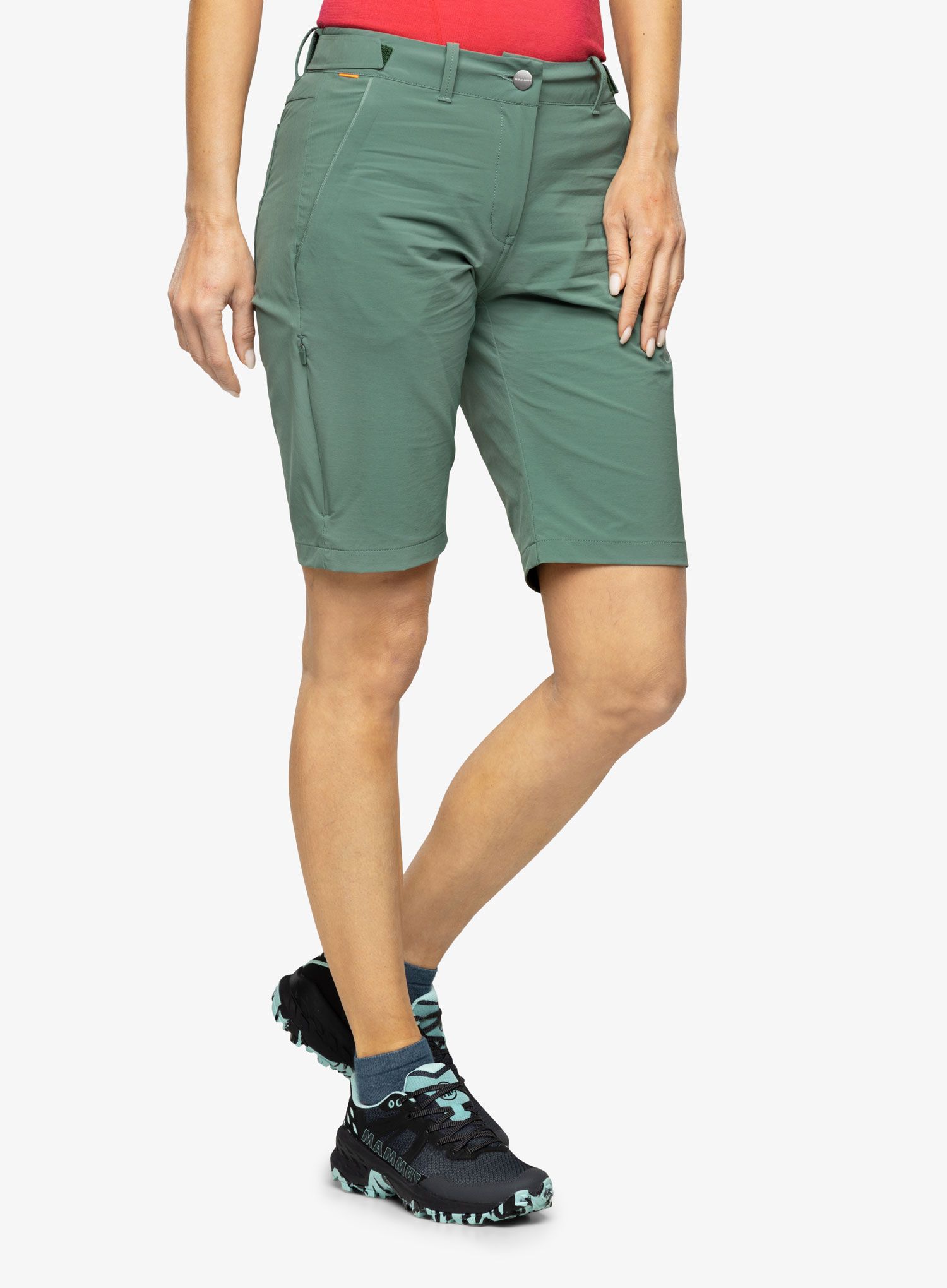 Шорти туристичні жіночі Mammut Runbold Shorts - dark jade