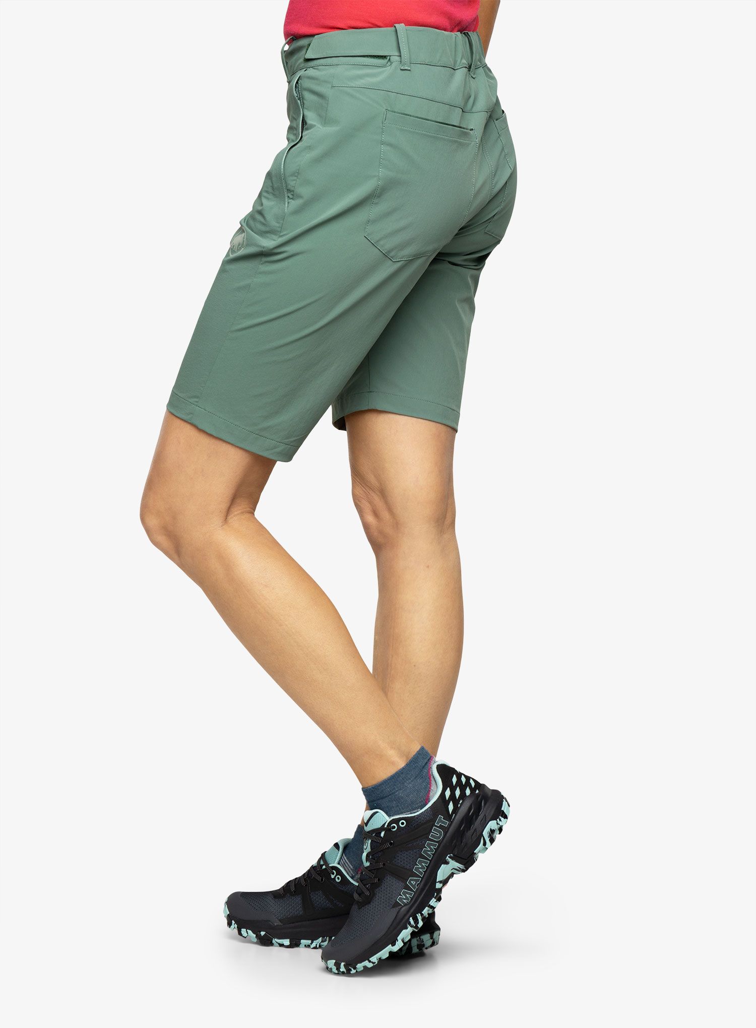 Шорти туристичні жіночі Mammut Runbold Shorts - dark jade
