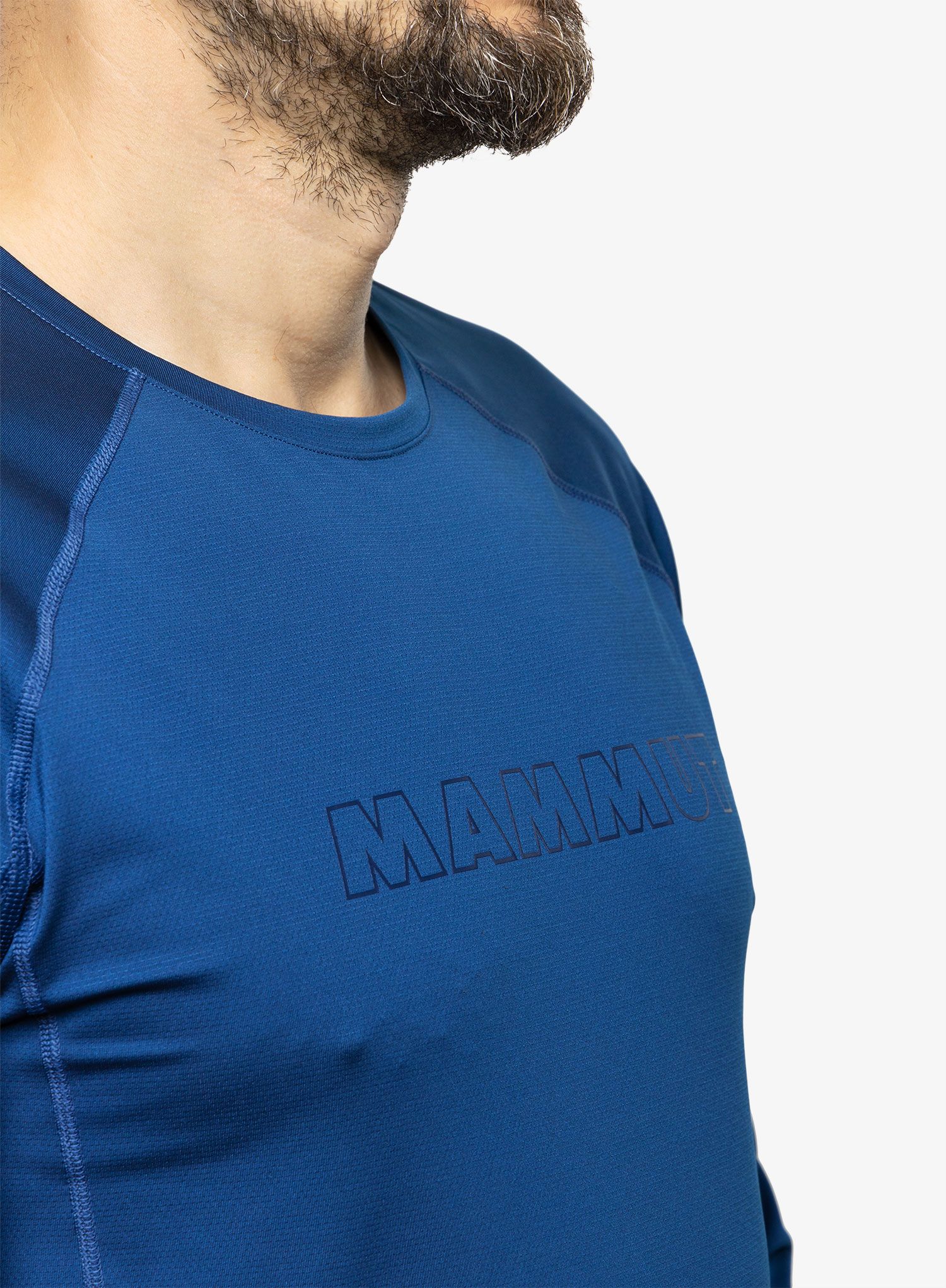 Кофта Mammut Selun FL Longsleeve Logo - deep ice