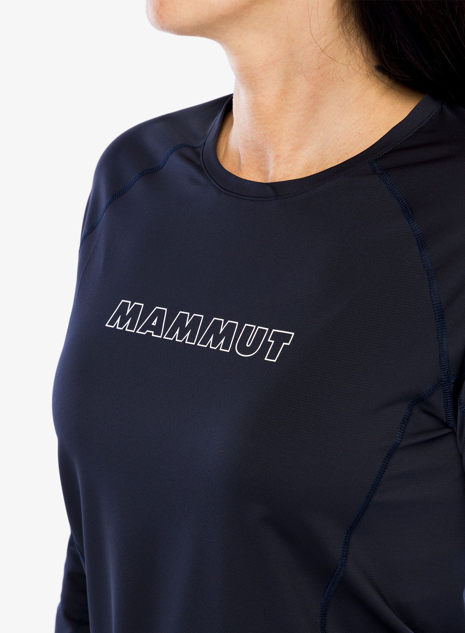 Кофта жіноча Mammut Selun FL Longsleeve Logo - marine
