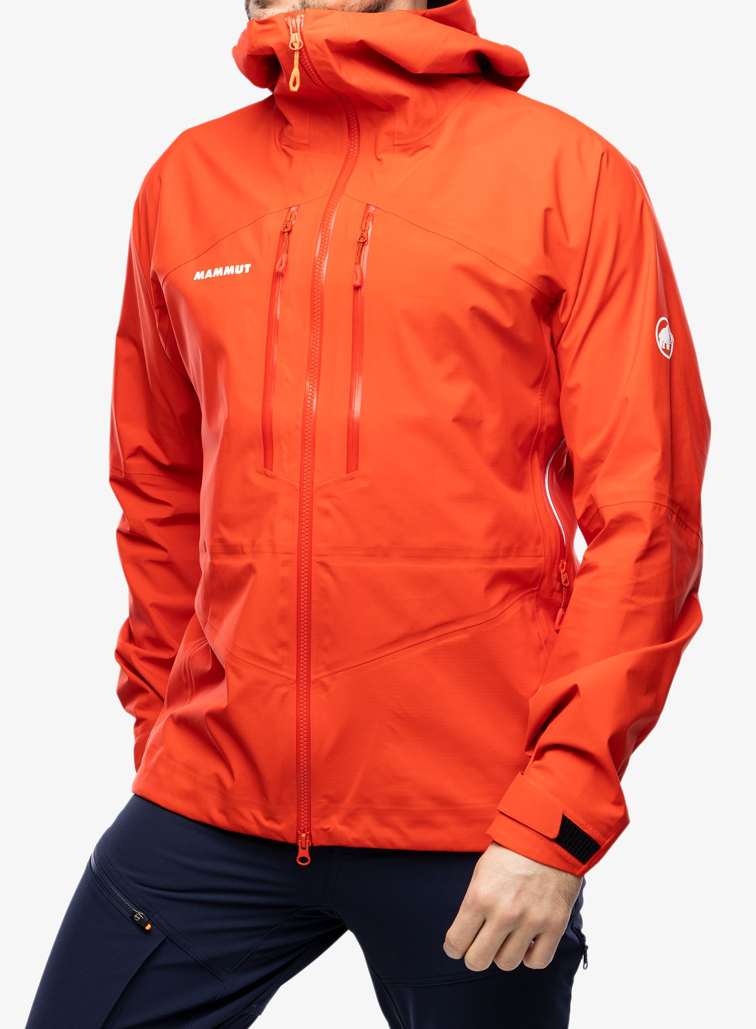 Куртка дощовик Mammut Taiss HS Hooded Jacket - mammut red