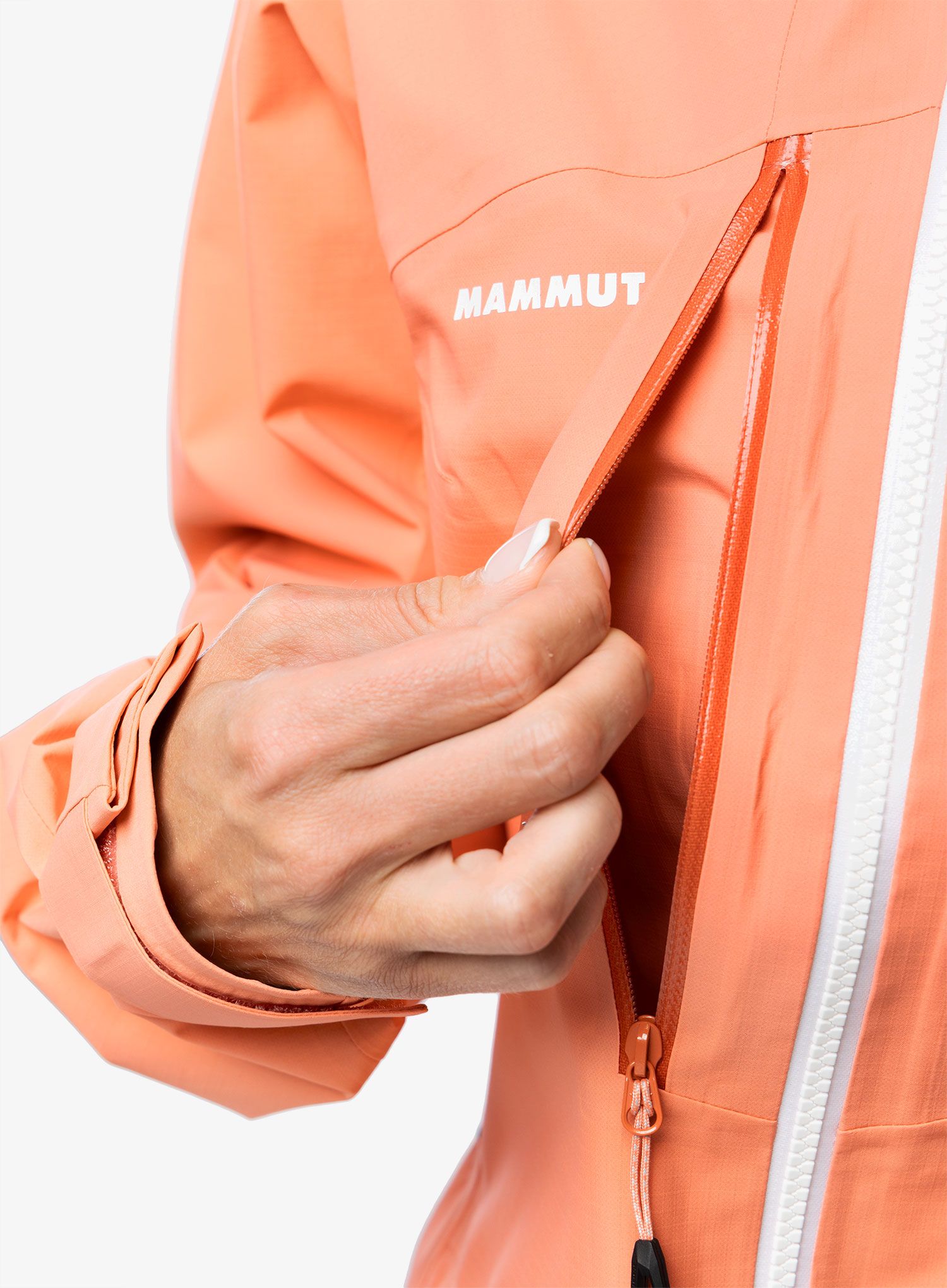 Куртка з мембраною жіноча Mammut Taiss HS Hooded Jacket - salmon